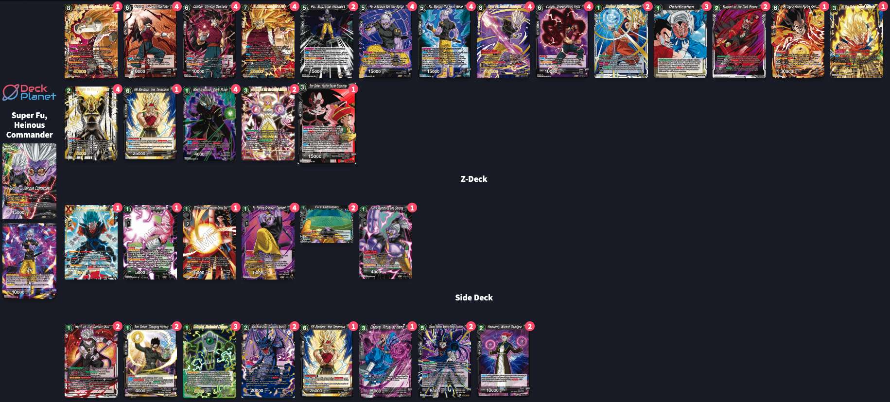 Decklist de Andrew Celestino
