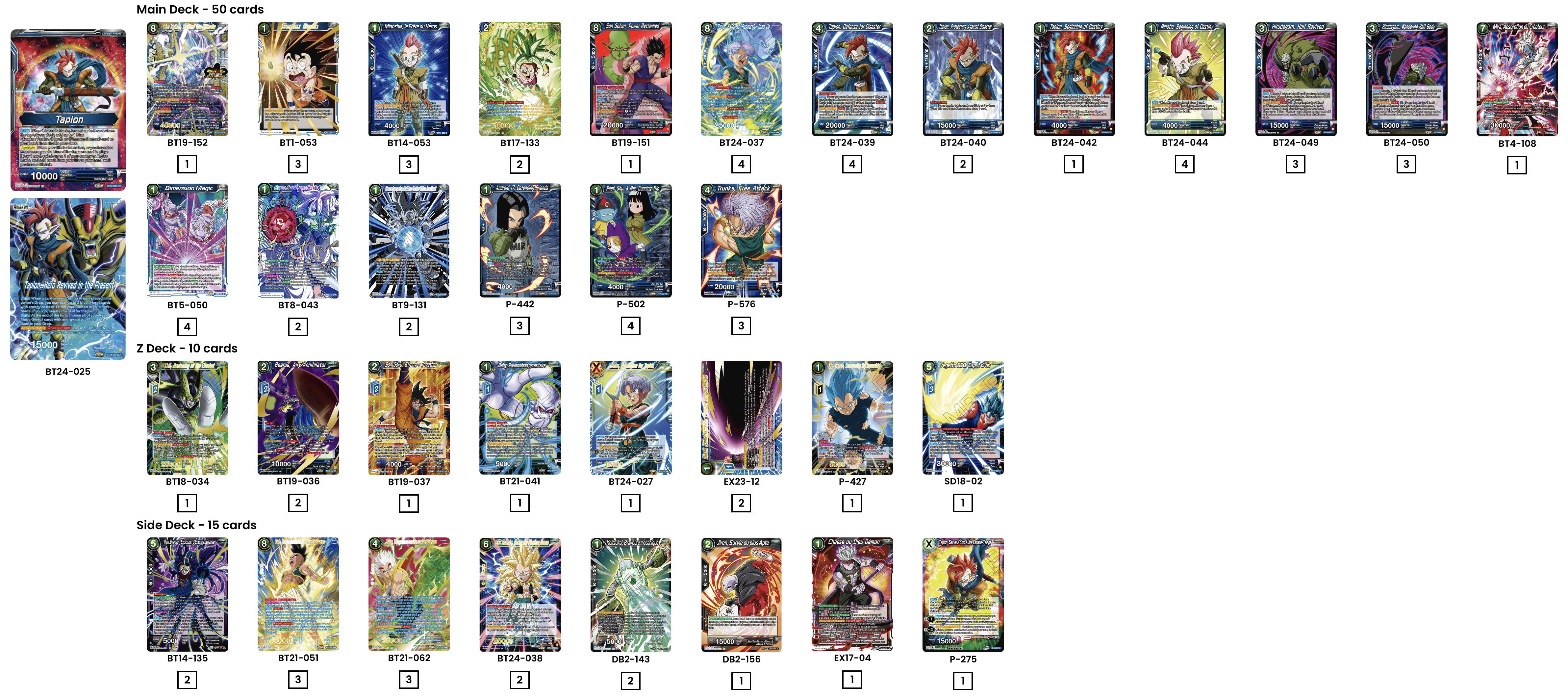 Decklist image · Ali Drareni