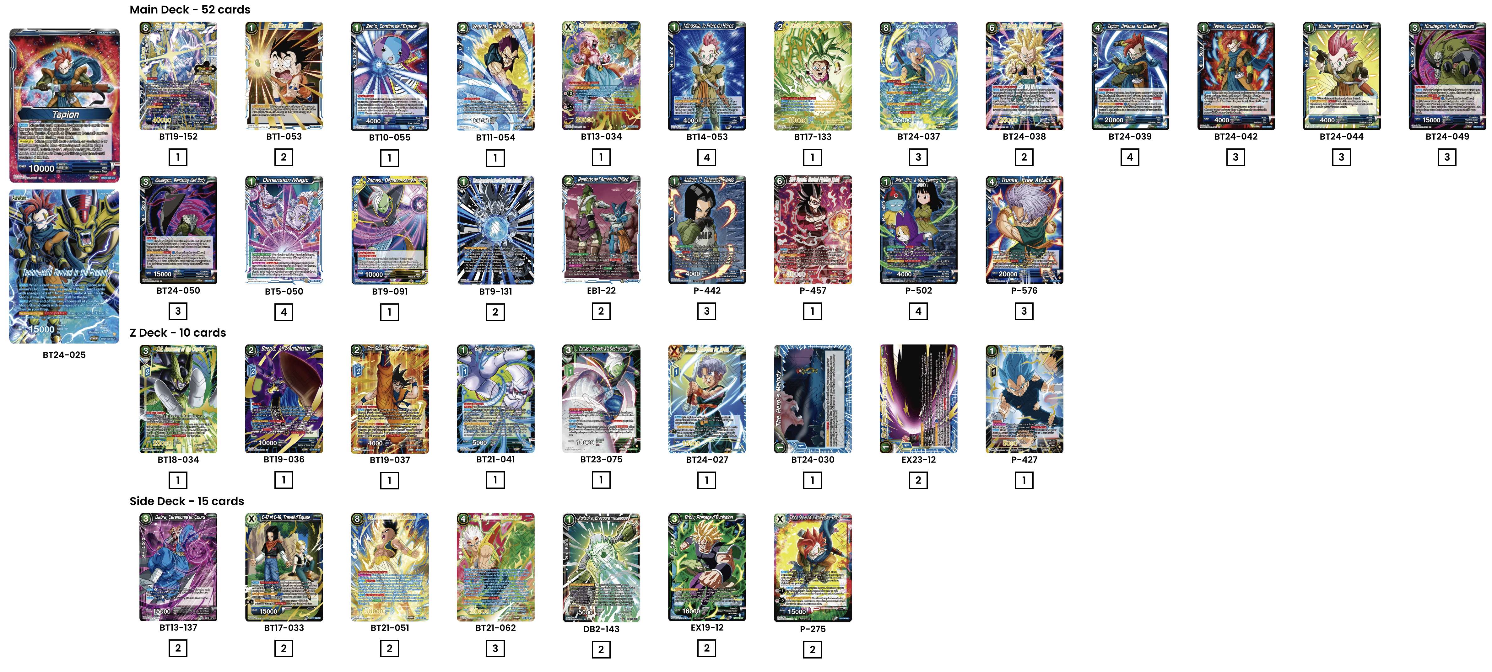 Decklist image · Ethan Prevost