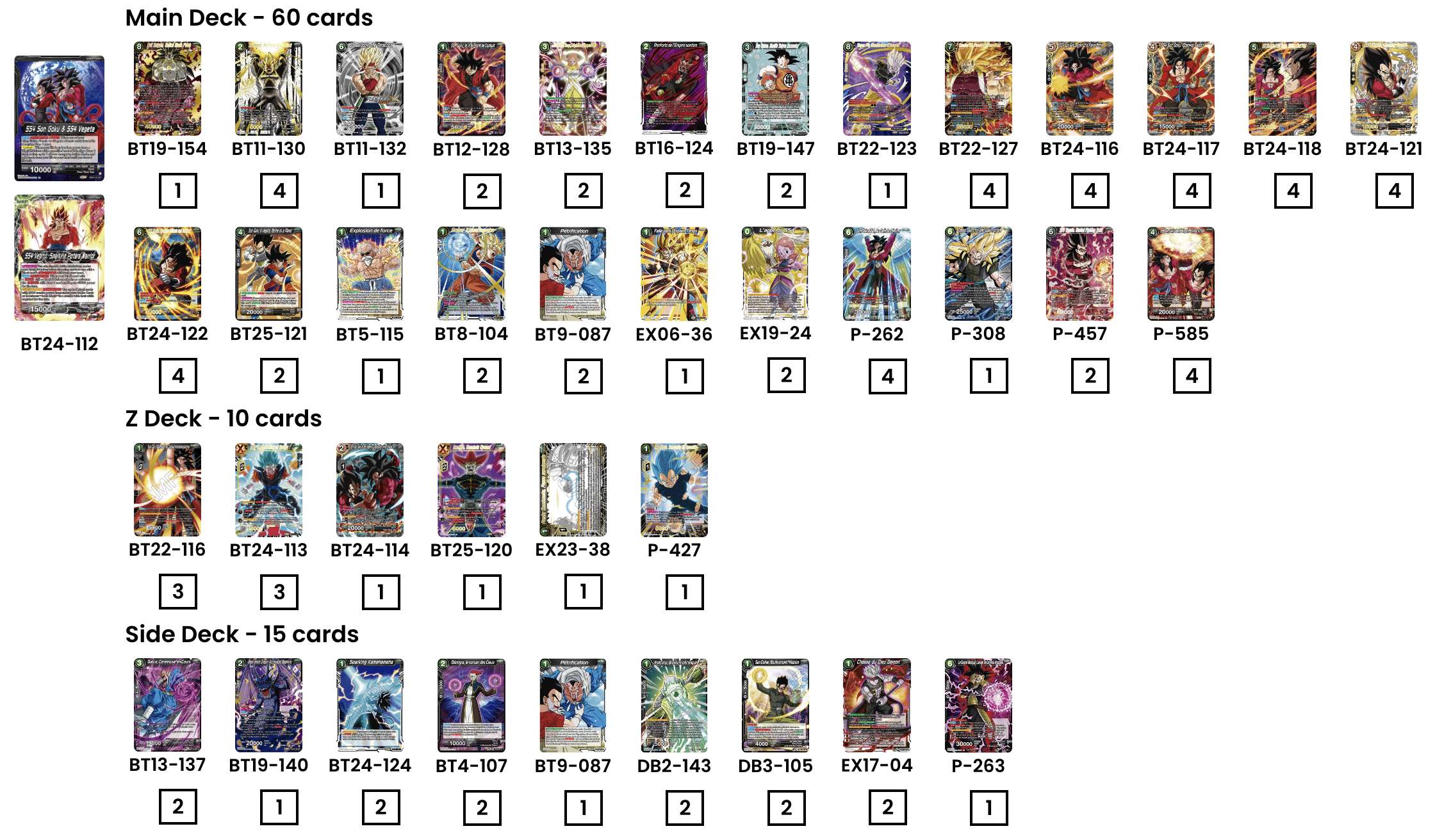 Decklist de Andre Hicks