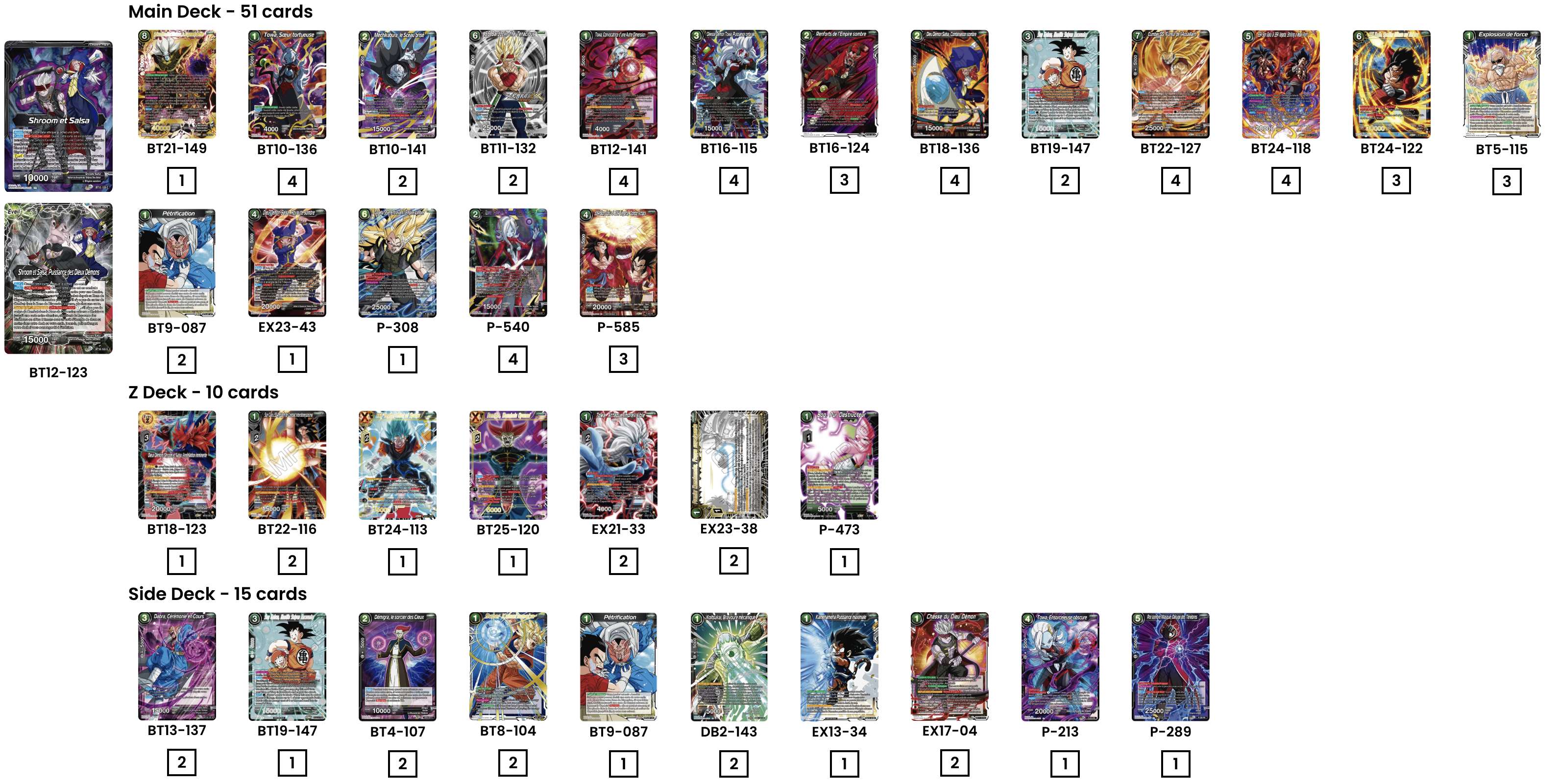Decklist de Alexis Lenclud
