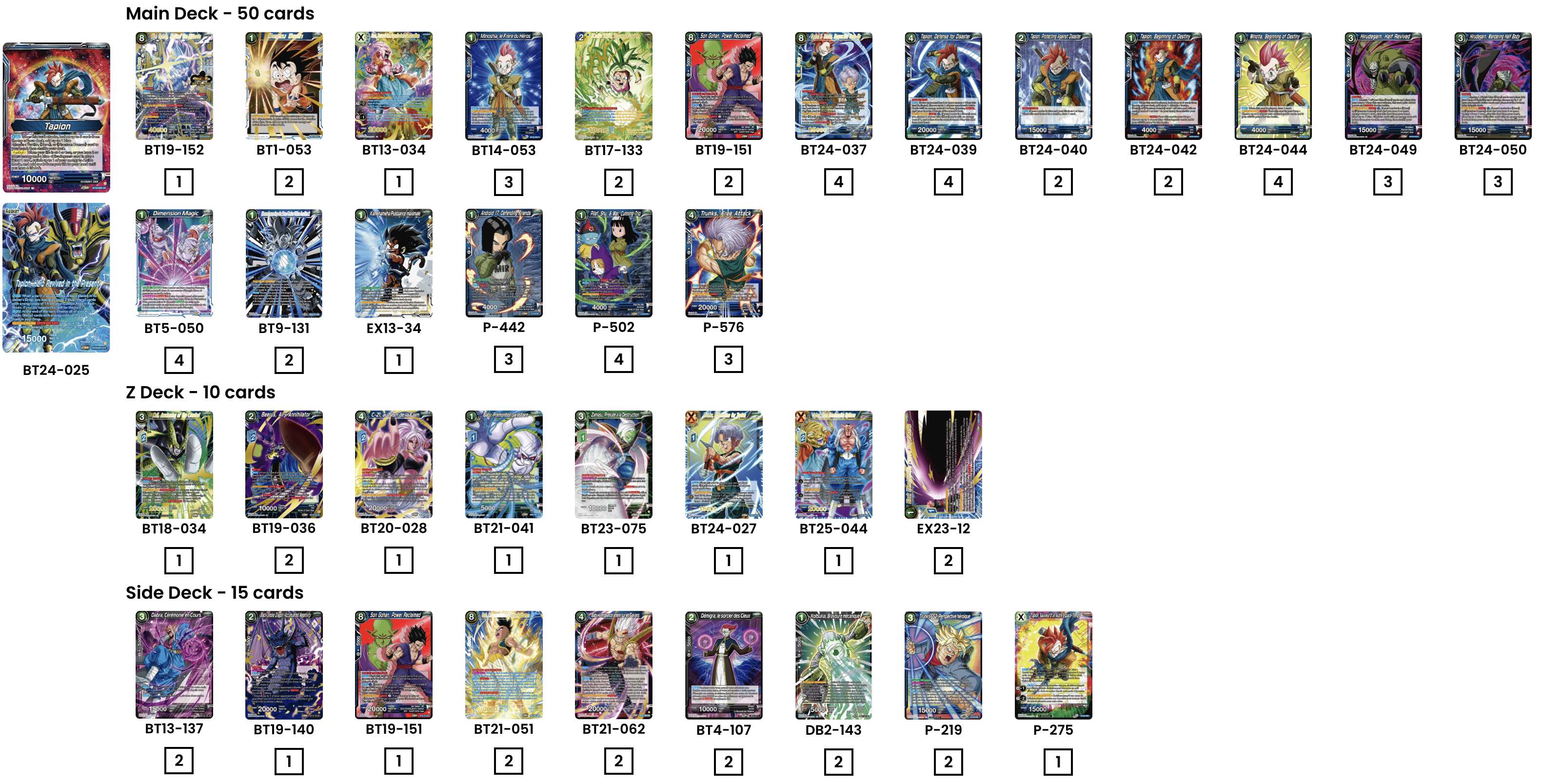 Decklist image · Ismael Rotger