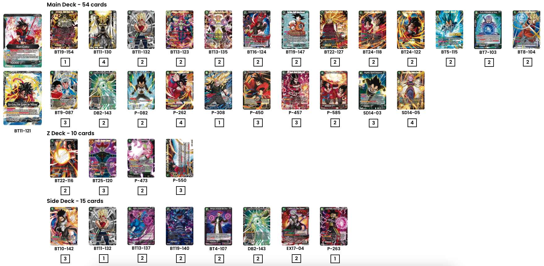 Decklist de Nicolas Rostain