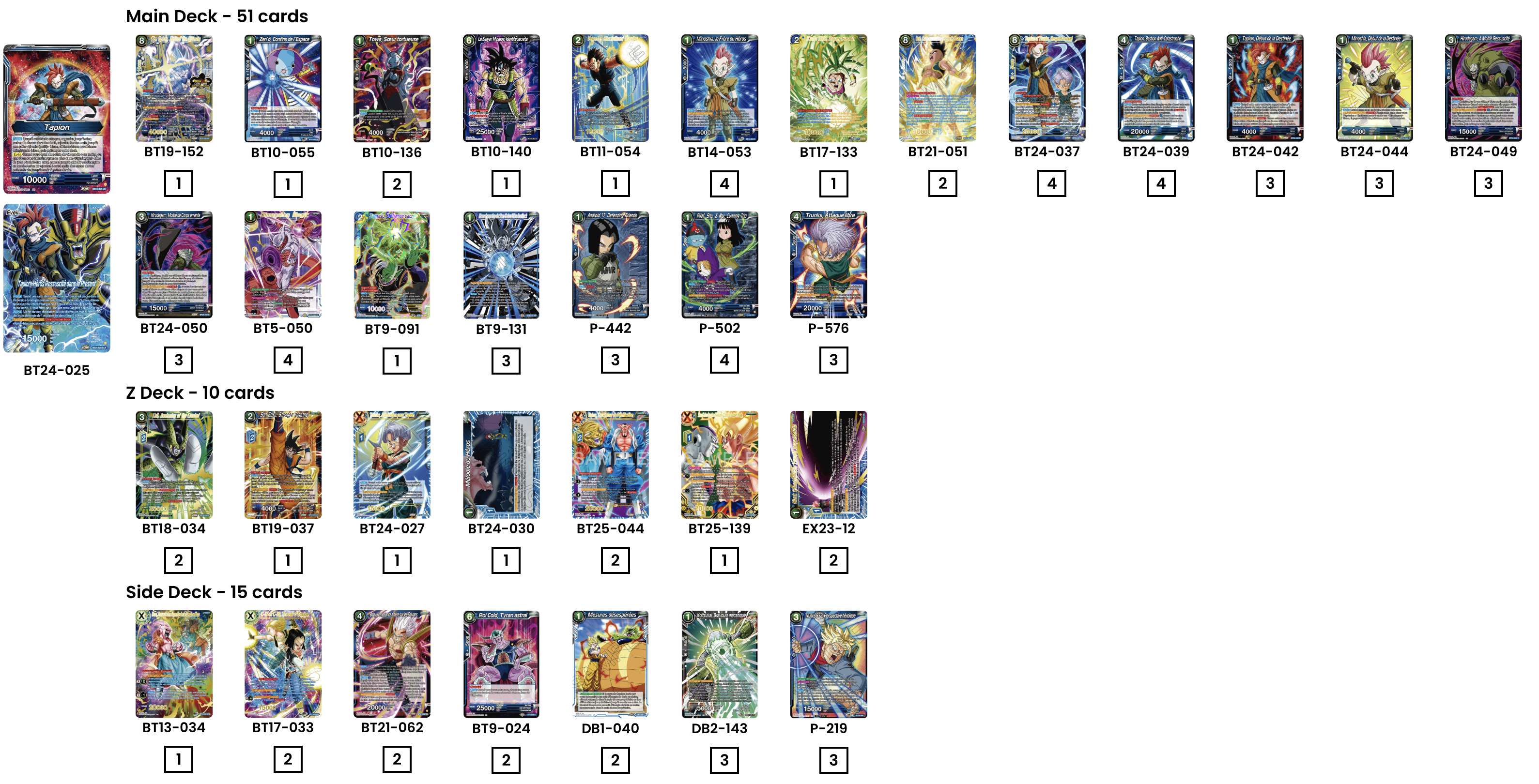 Decklist image · Ethan Prevost