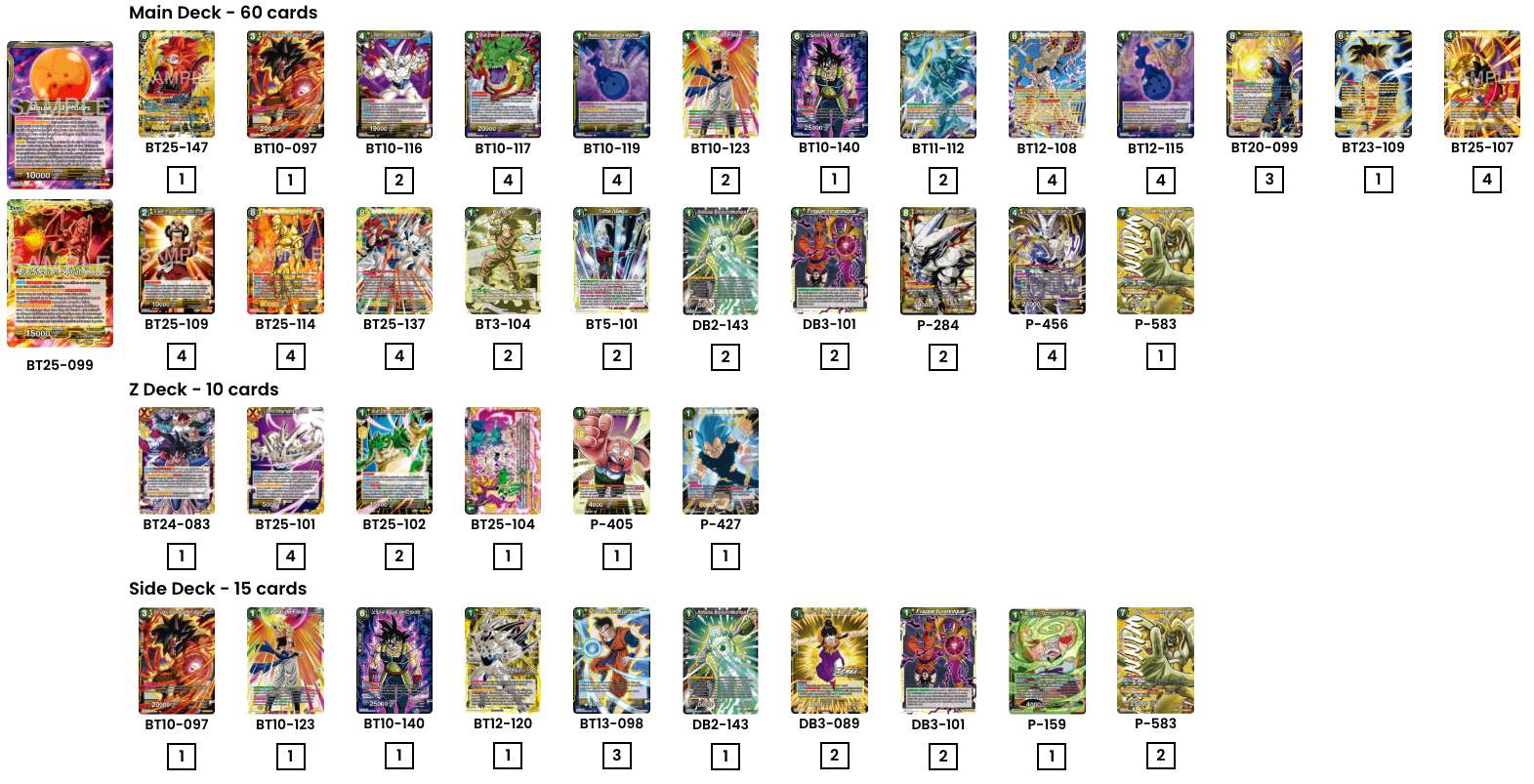 Decklist de ?