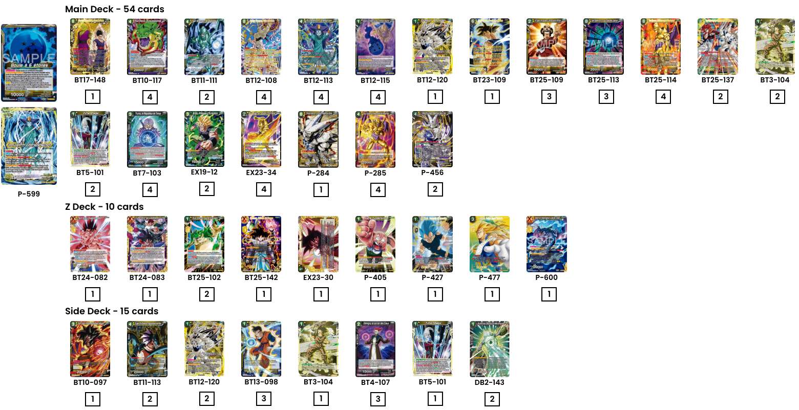 Decklist de ?