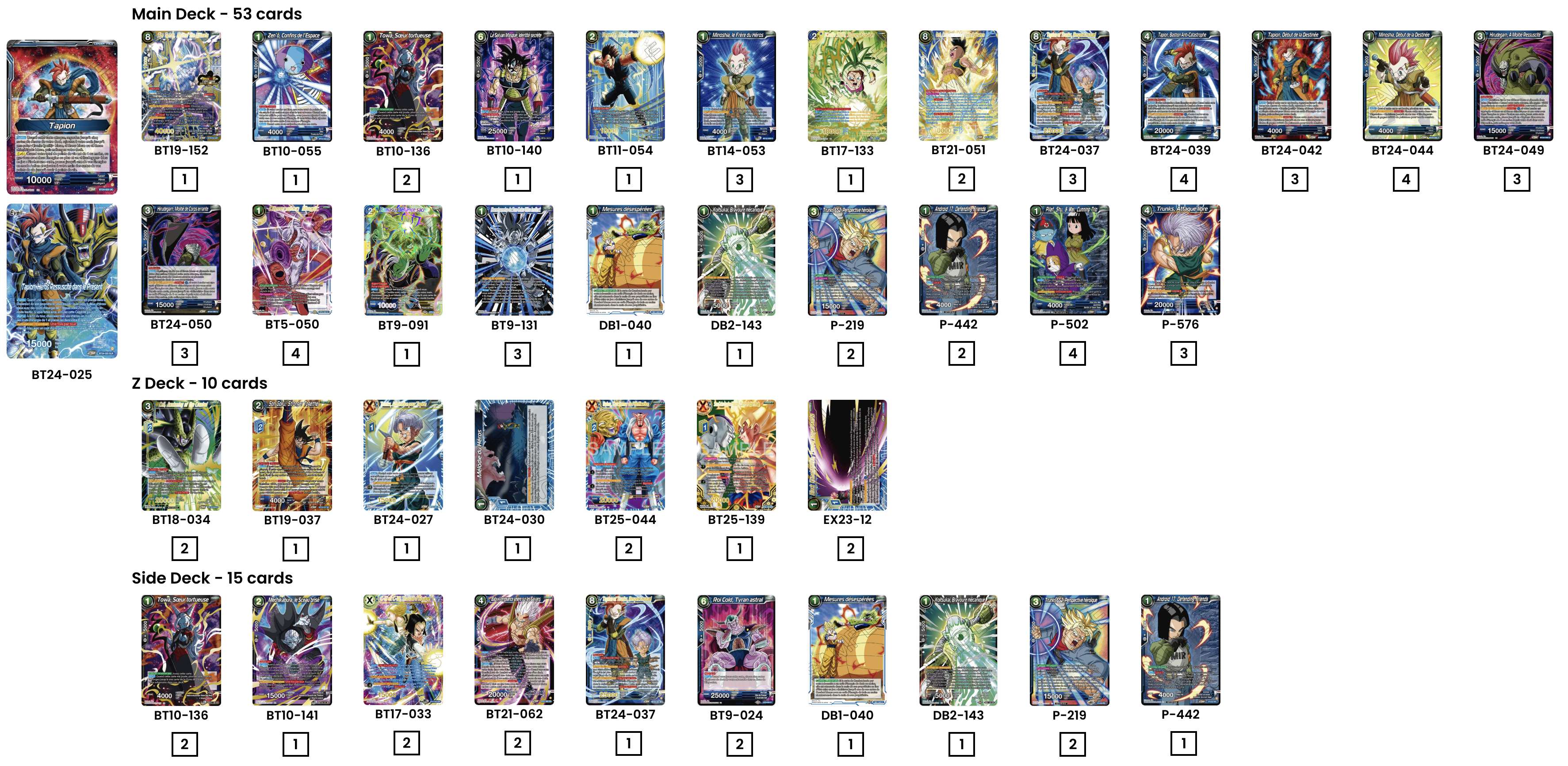 Decklist image · Ethan Prevost