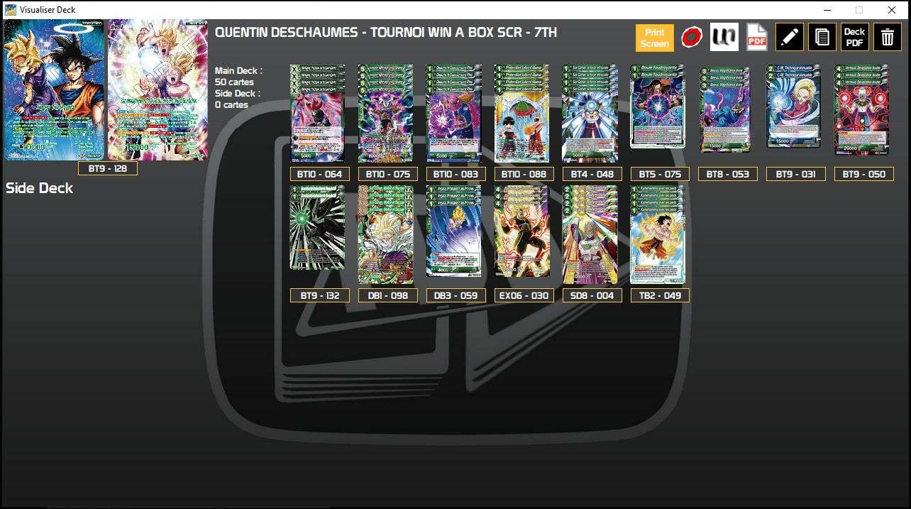 Decklist image · Quentin Deschaumes