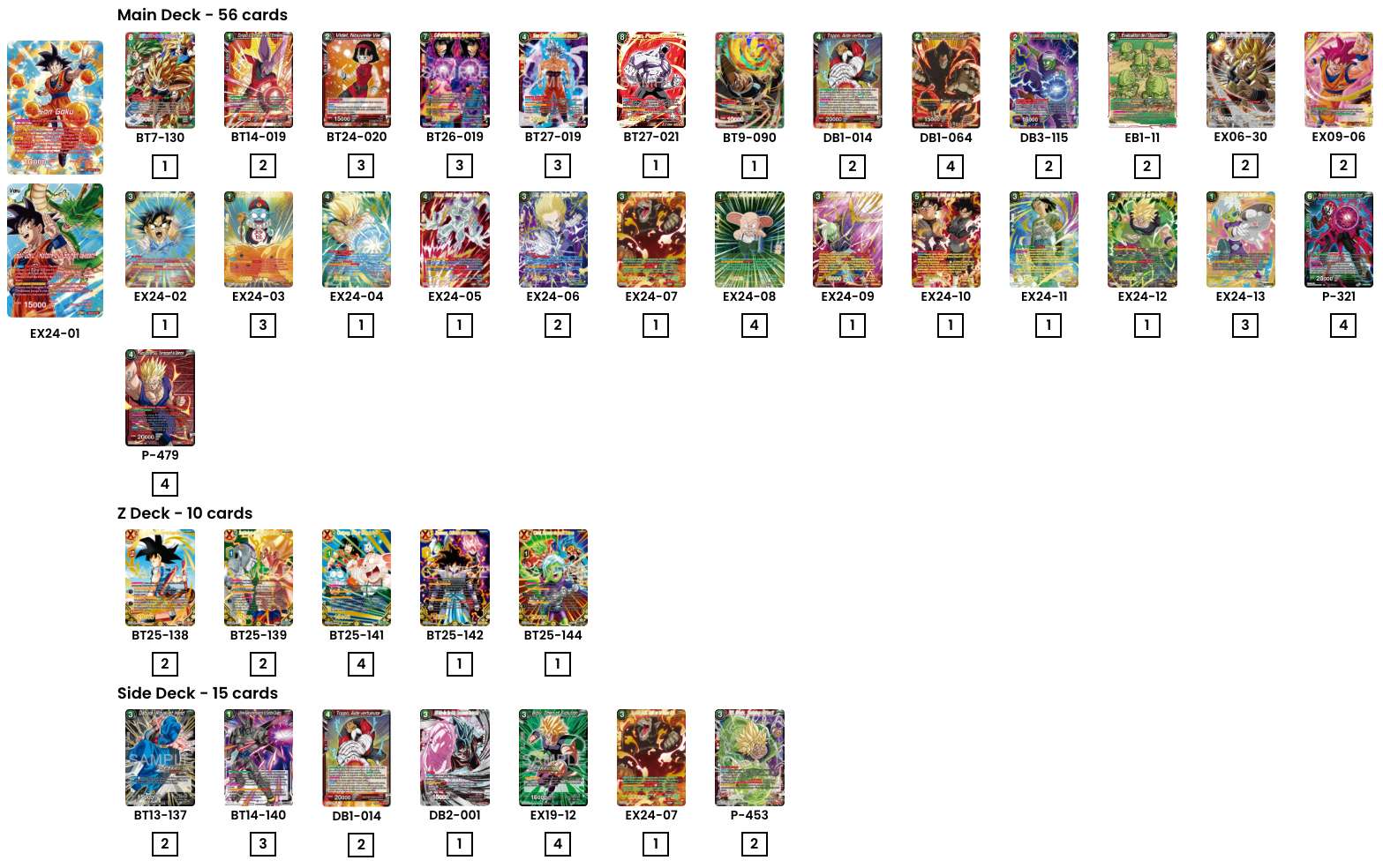 Decklist de Rocklee4lyfe
