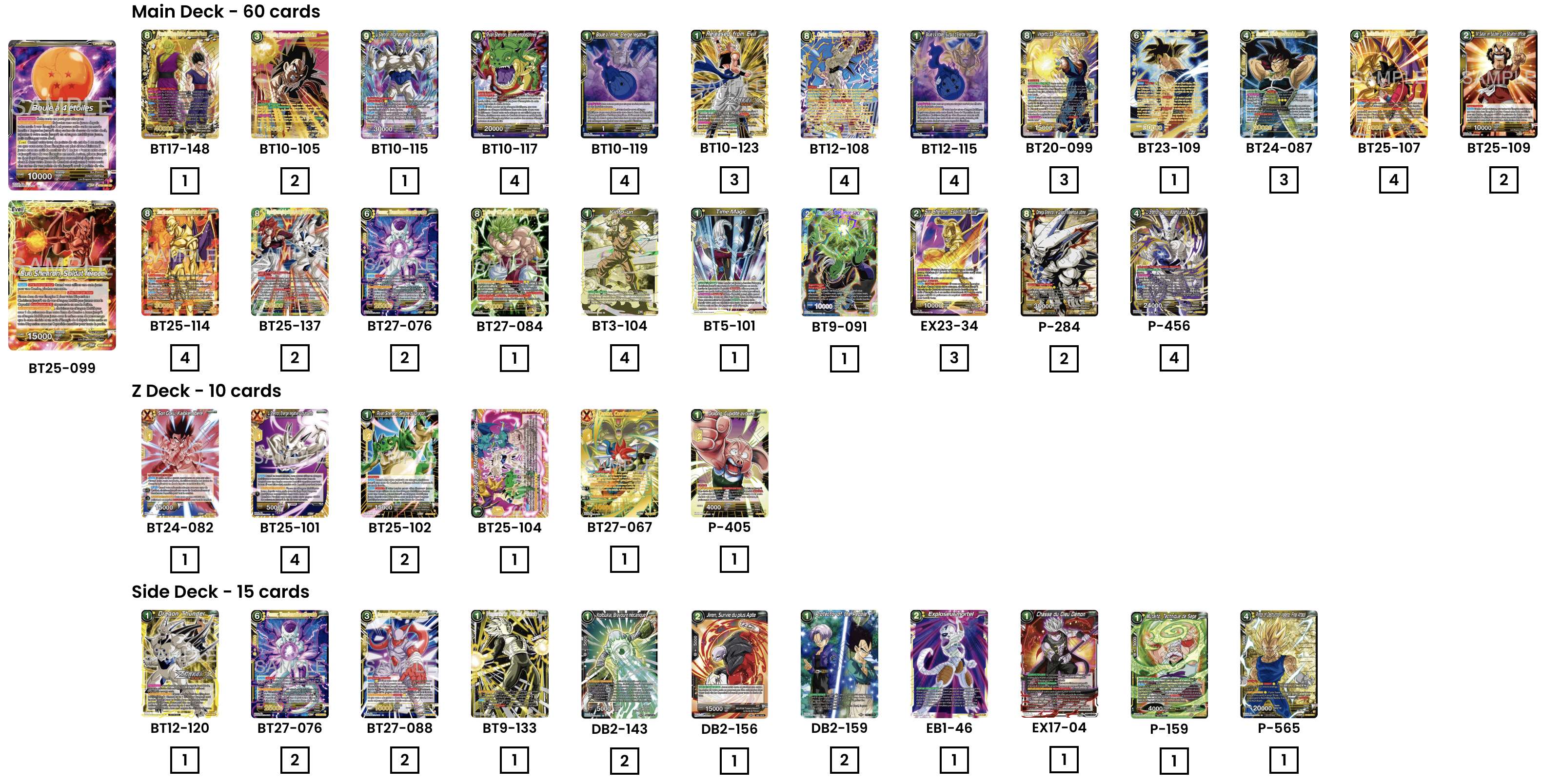 Decklist de Axle