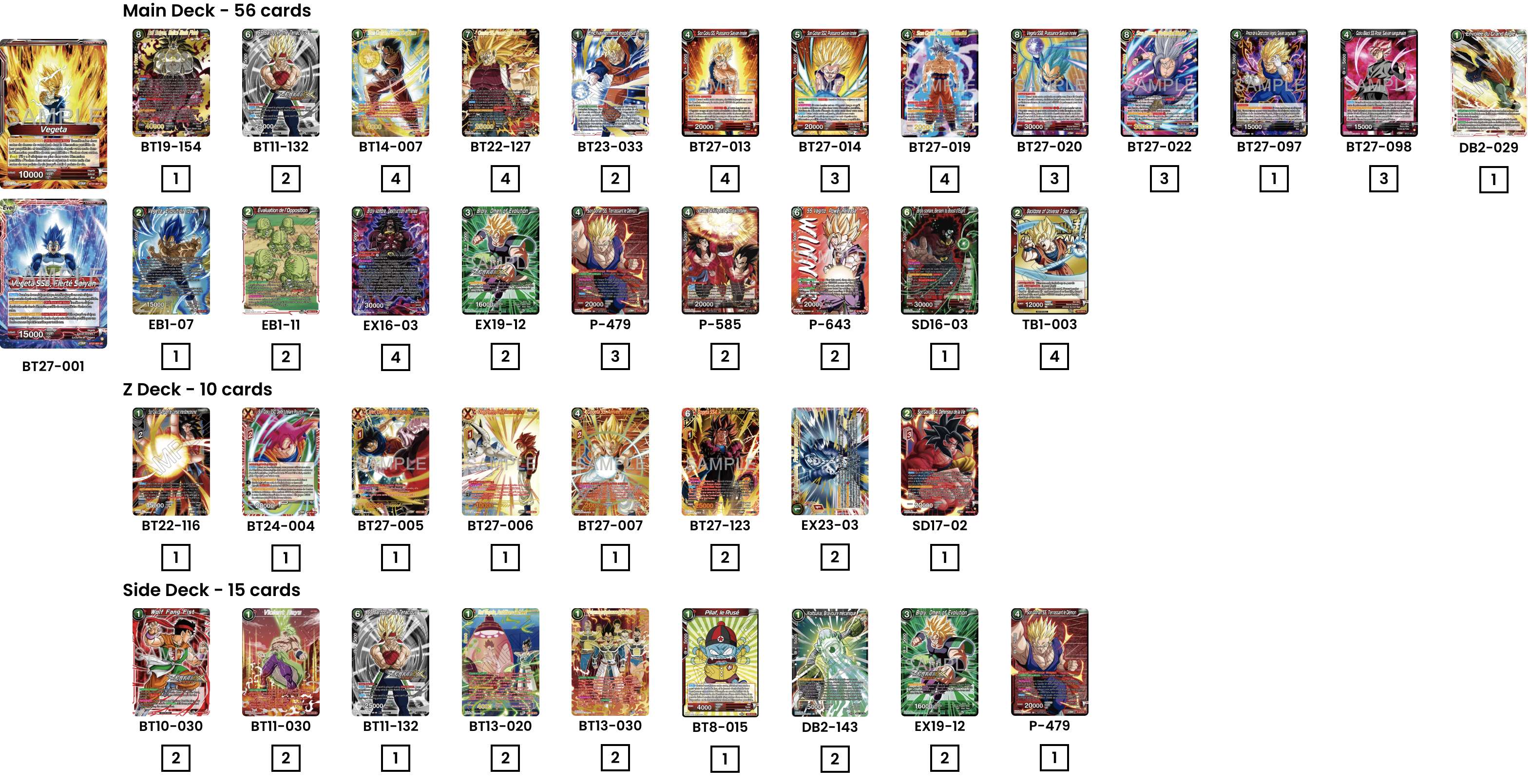 Decklist de BrianG