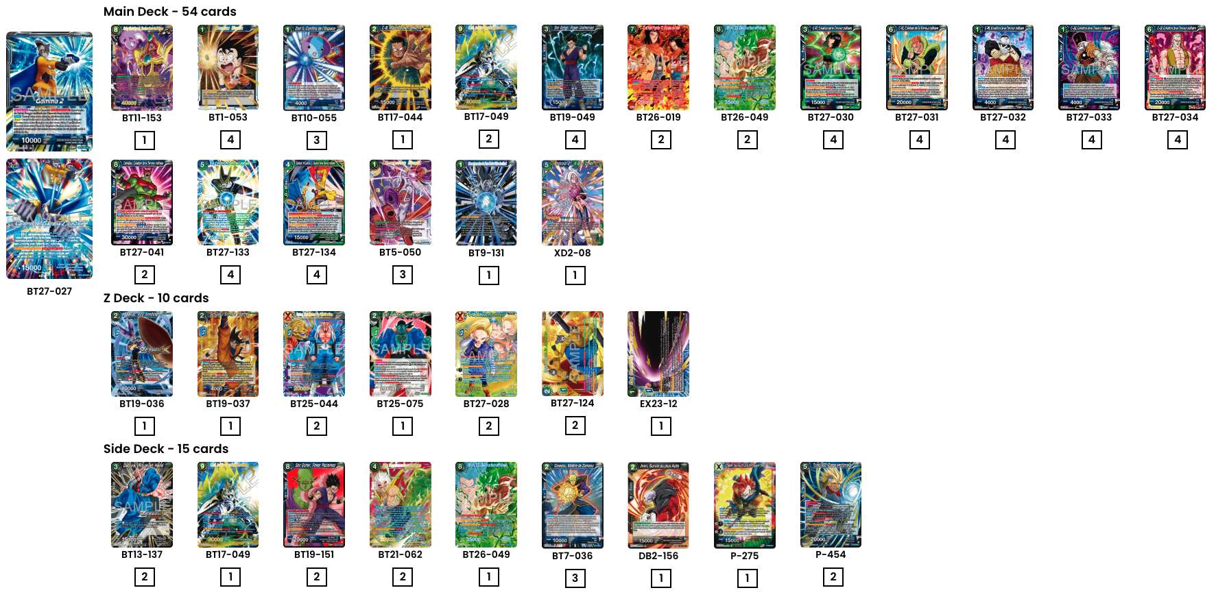Decklist image · Daniel