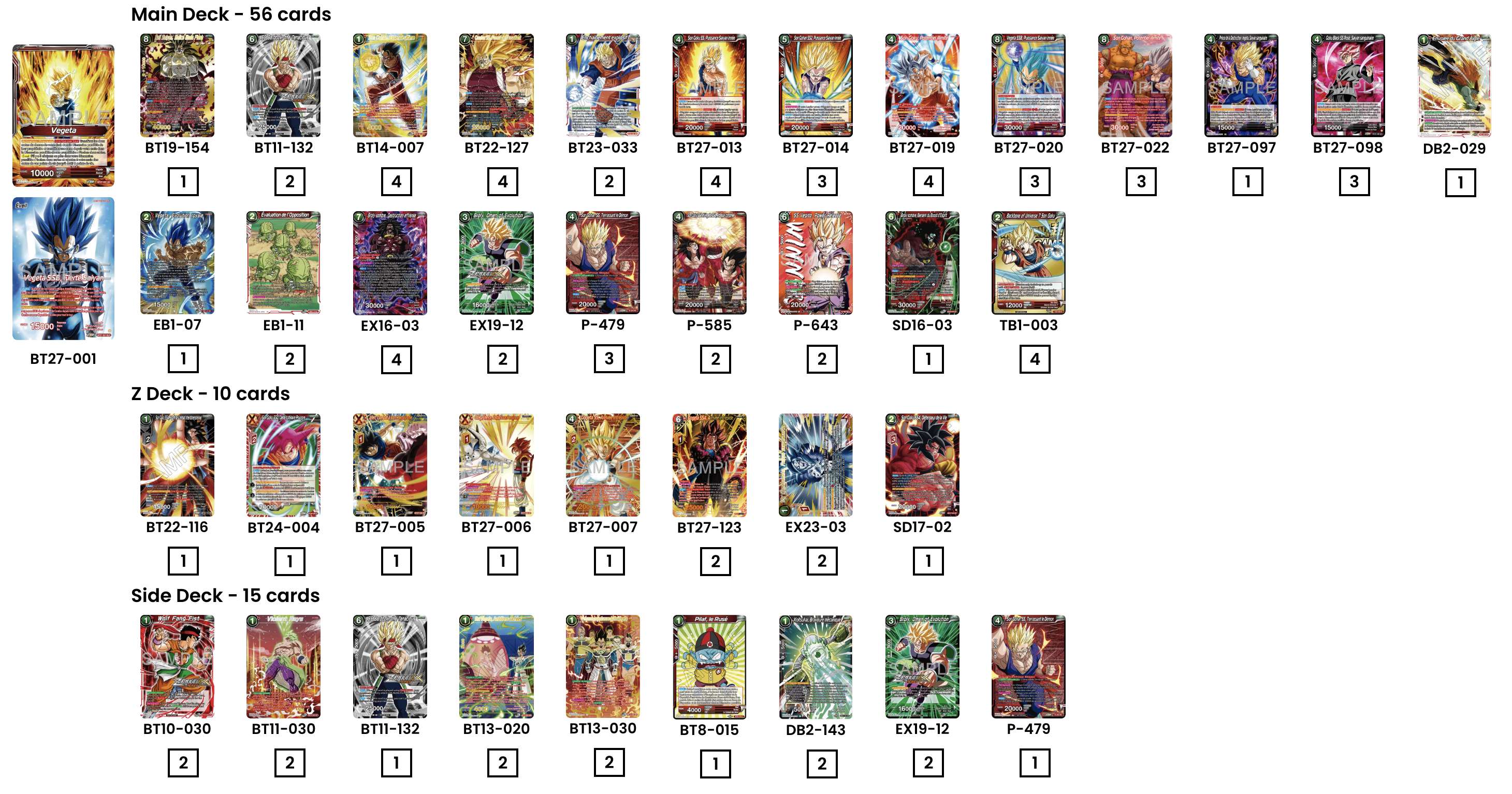 Decklist de BrianG