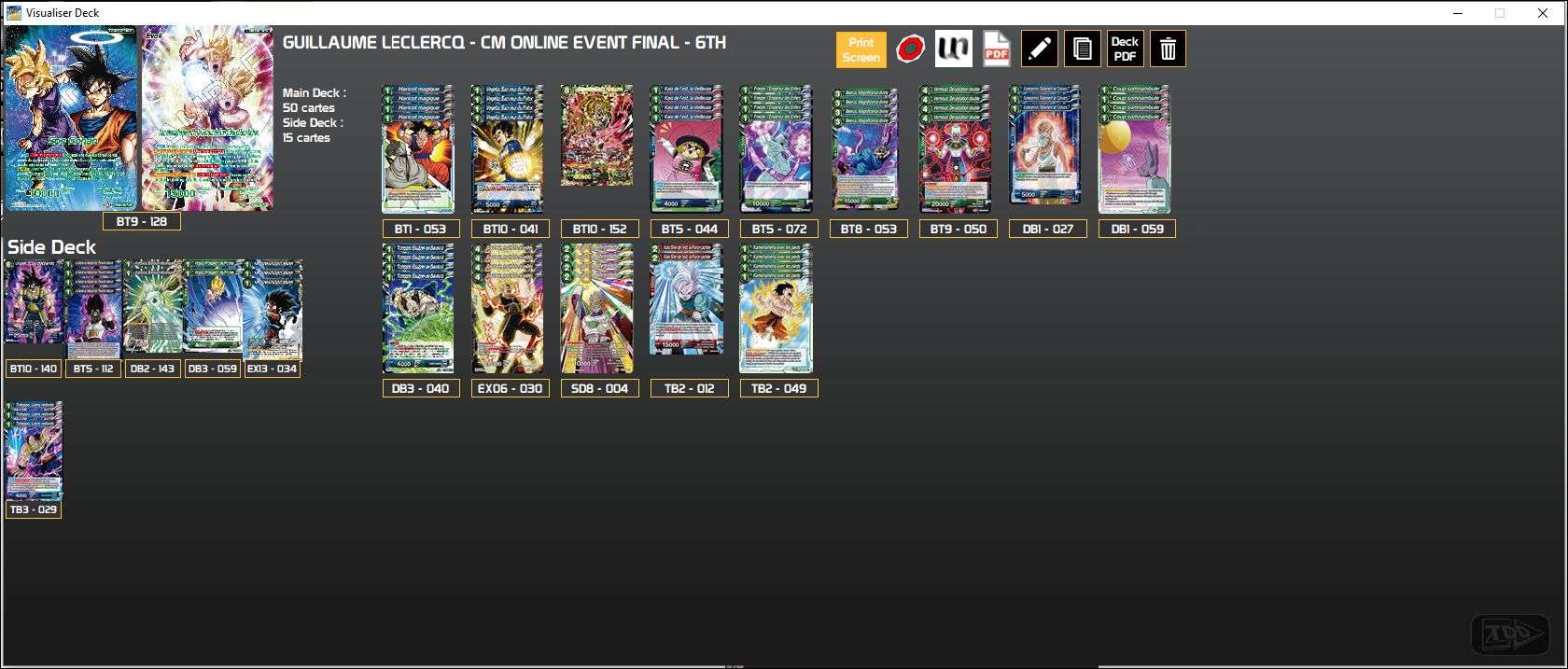 Decklist image · Guillaume Leclercq