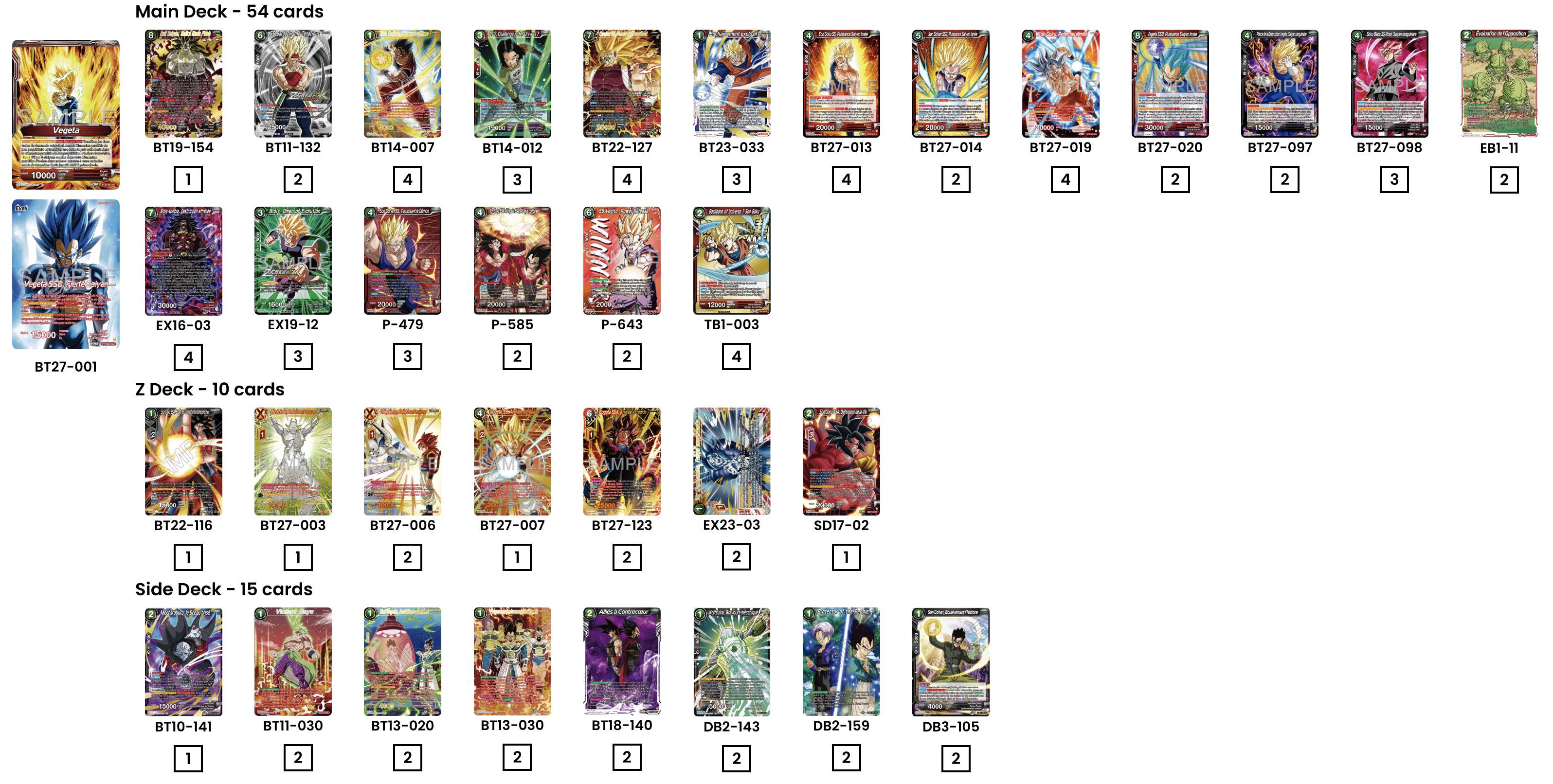 Decklist de ?