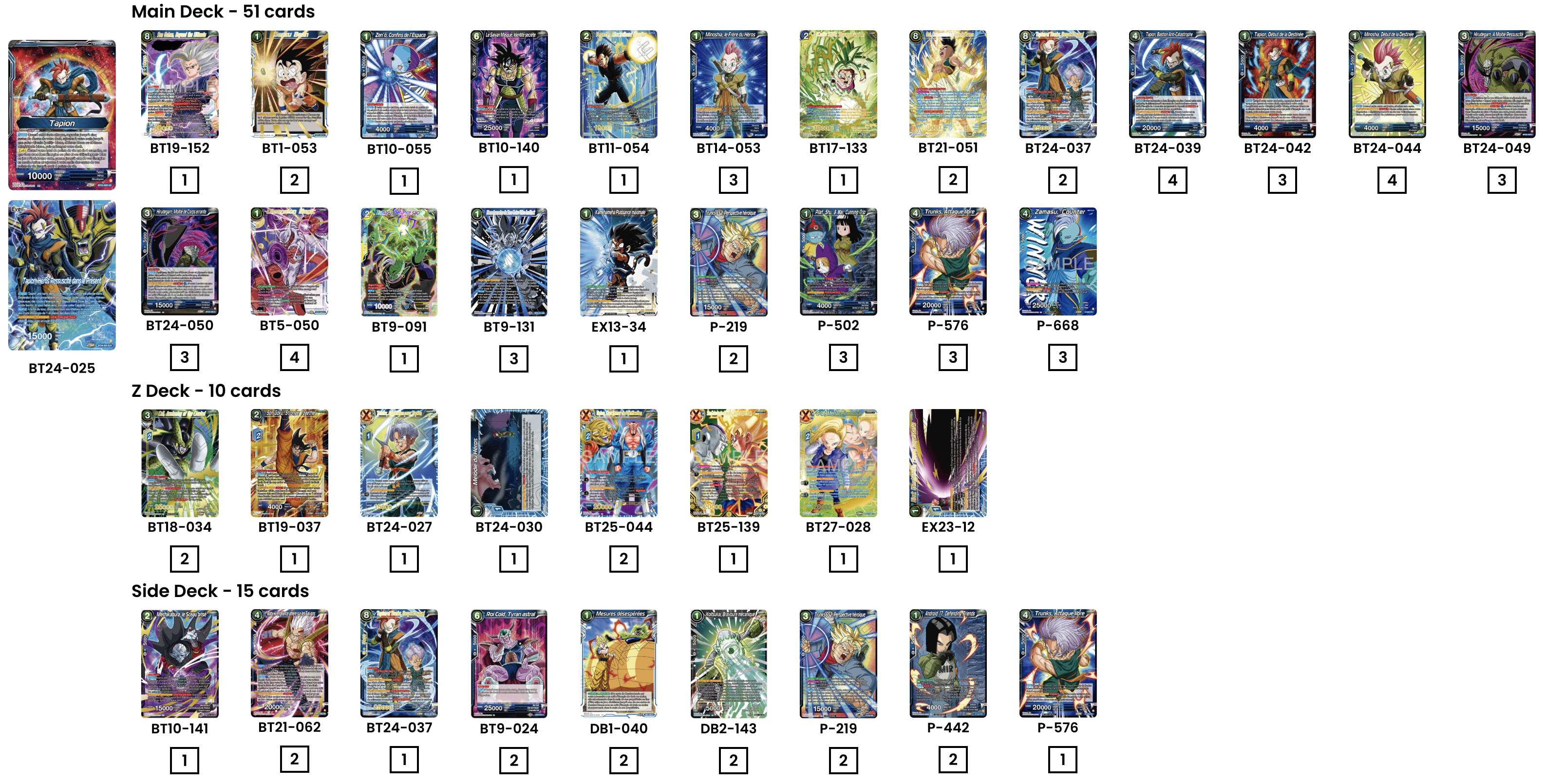 Decklist image · Ethan Prevost