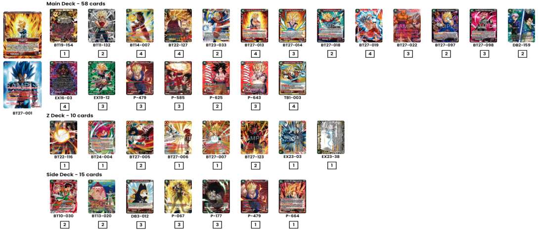 Decklist de dsdean