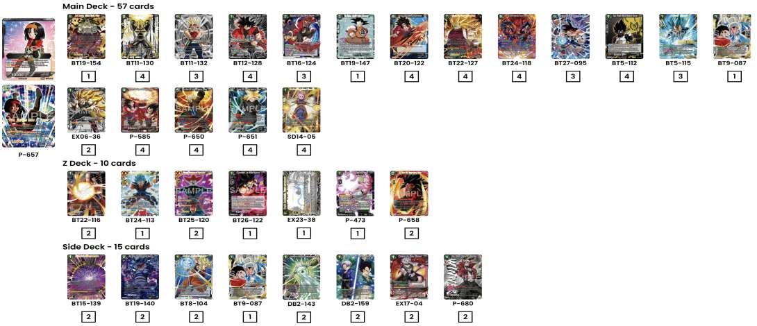 Decklist image · Majin vega