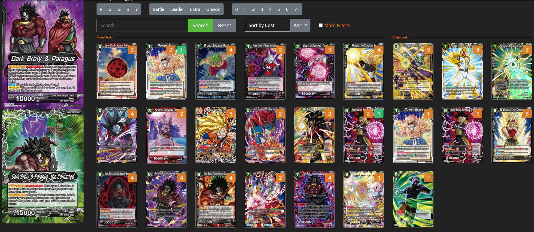 Decklist de Daylon Mack