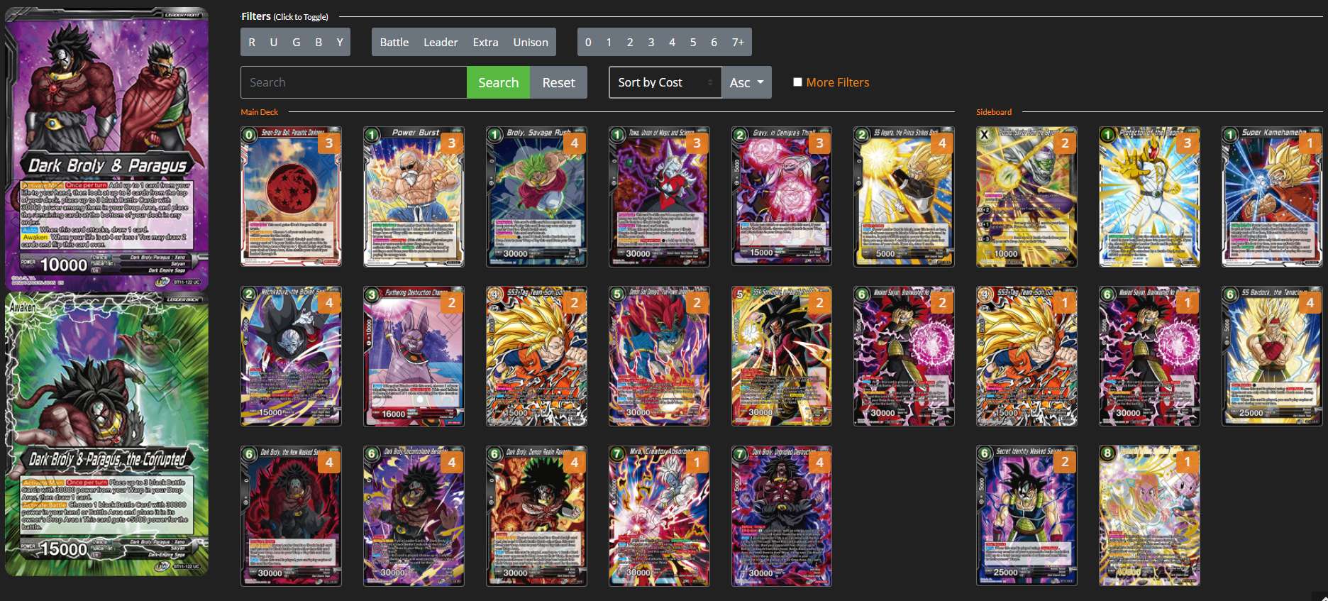 Decklist de Ryan Severin