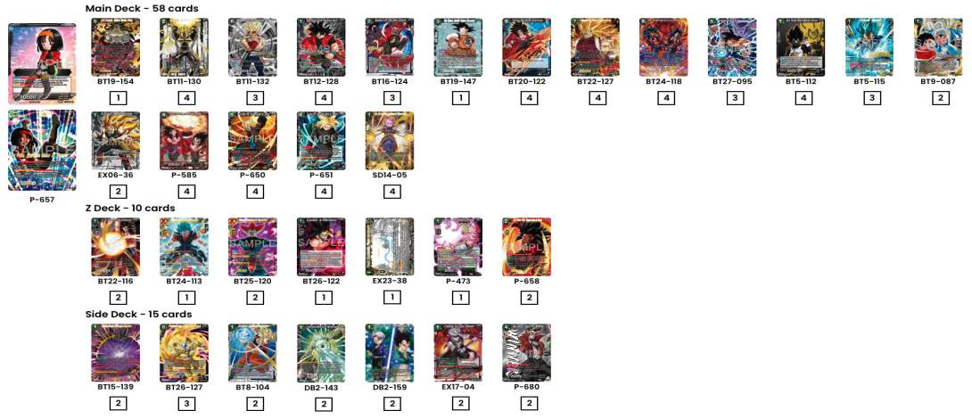 Decklist image · Majin vega