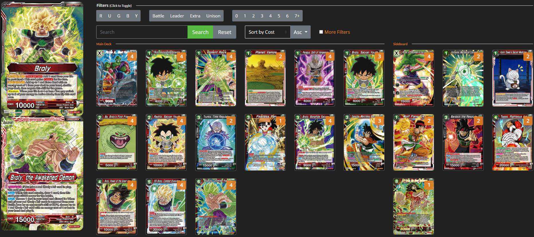 Decklist de Justin Rios