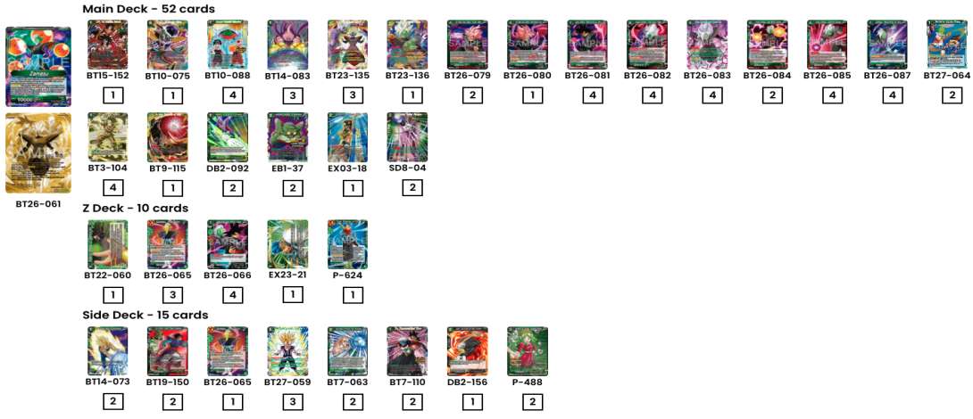 Decklist de Aj