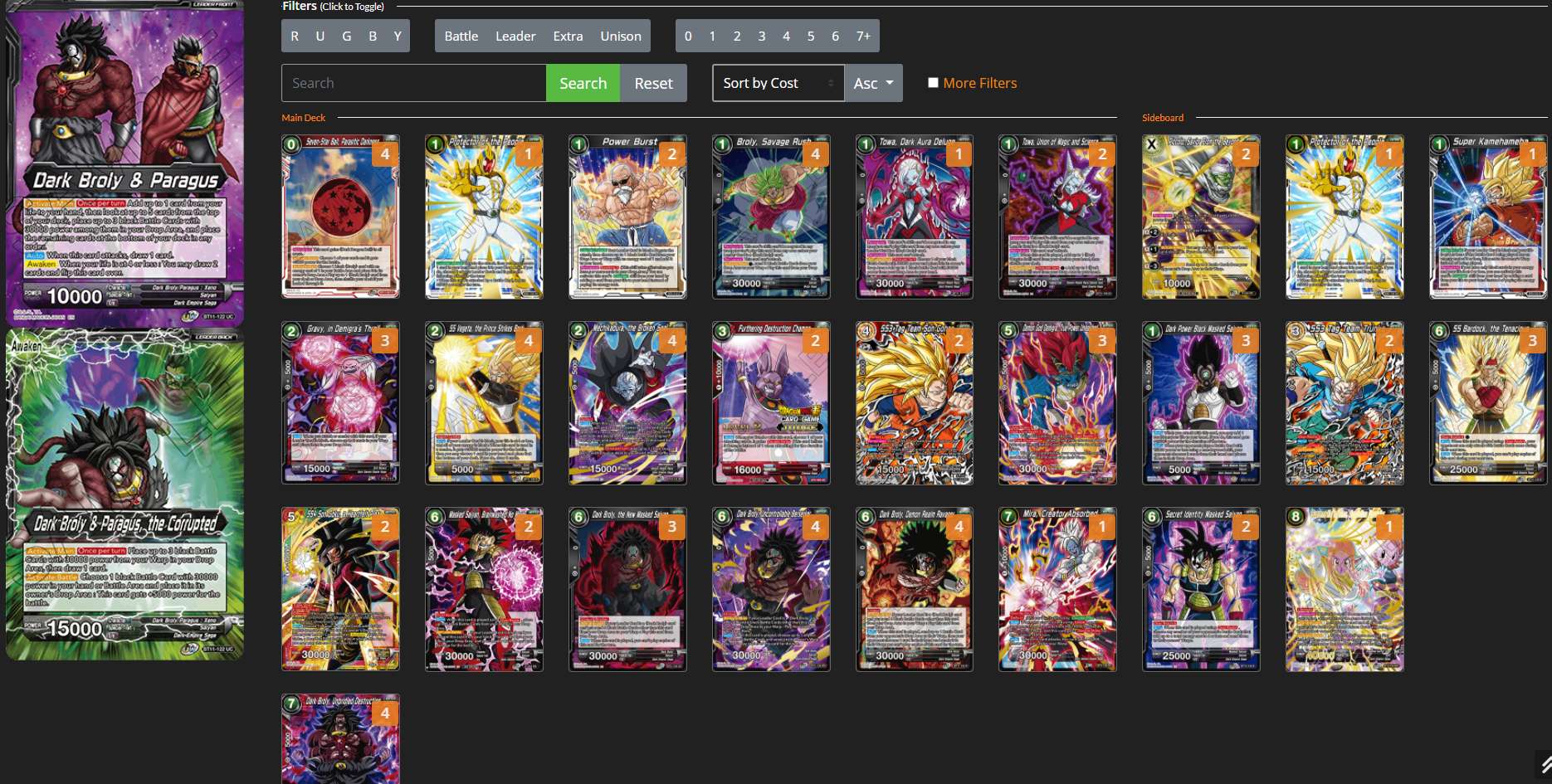 Decklist de Joey Paladino