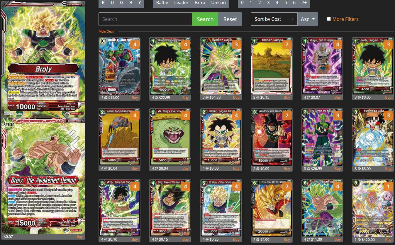 Decklist de George Machado
