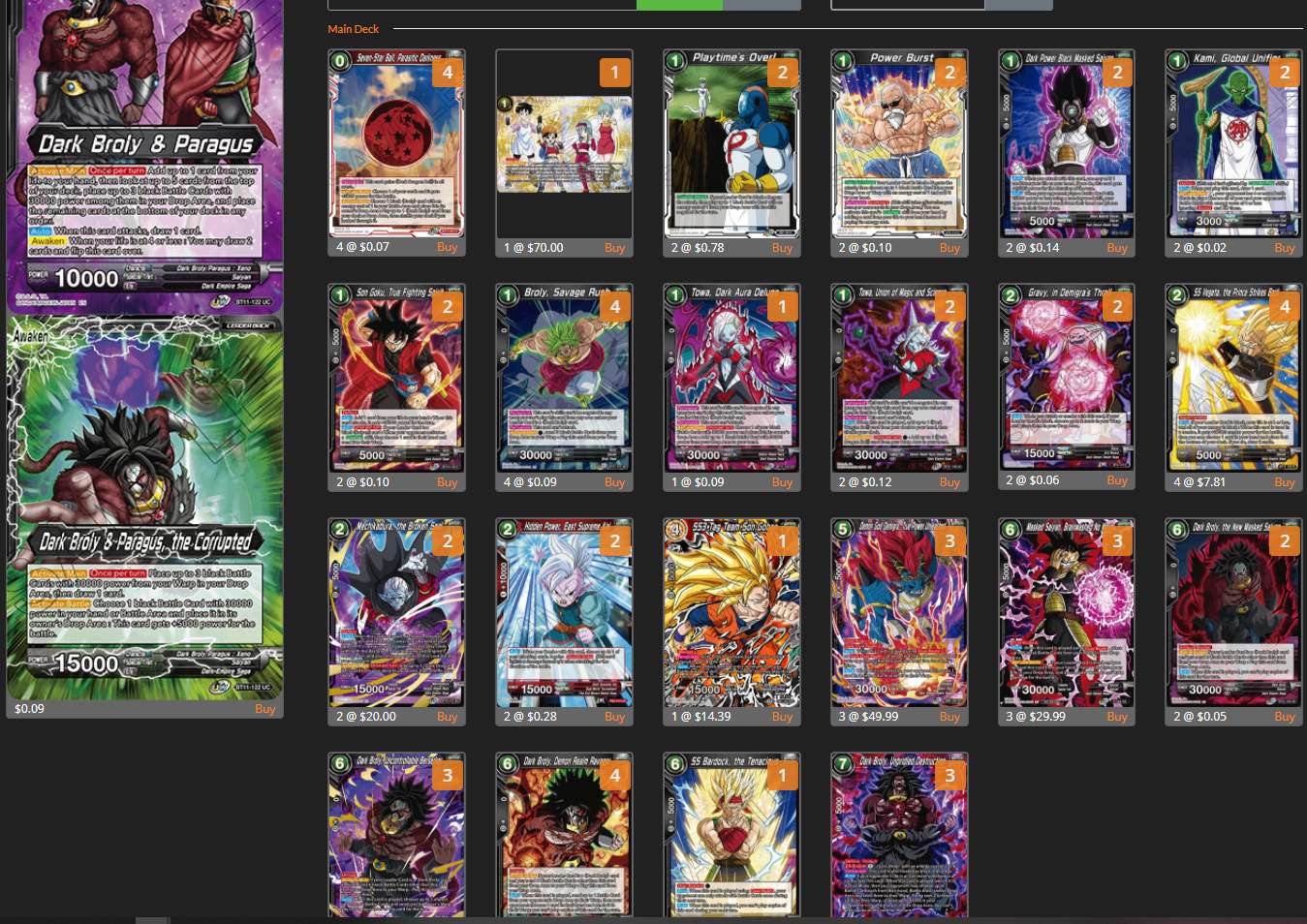 Decklist de Jonathan Peterson