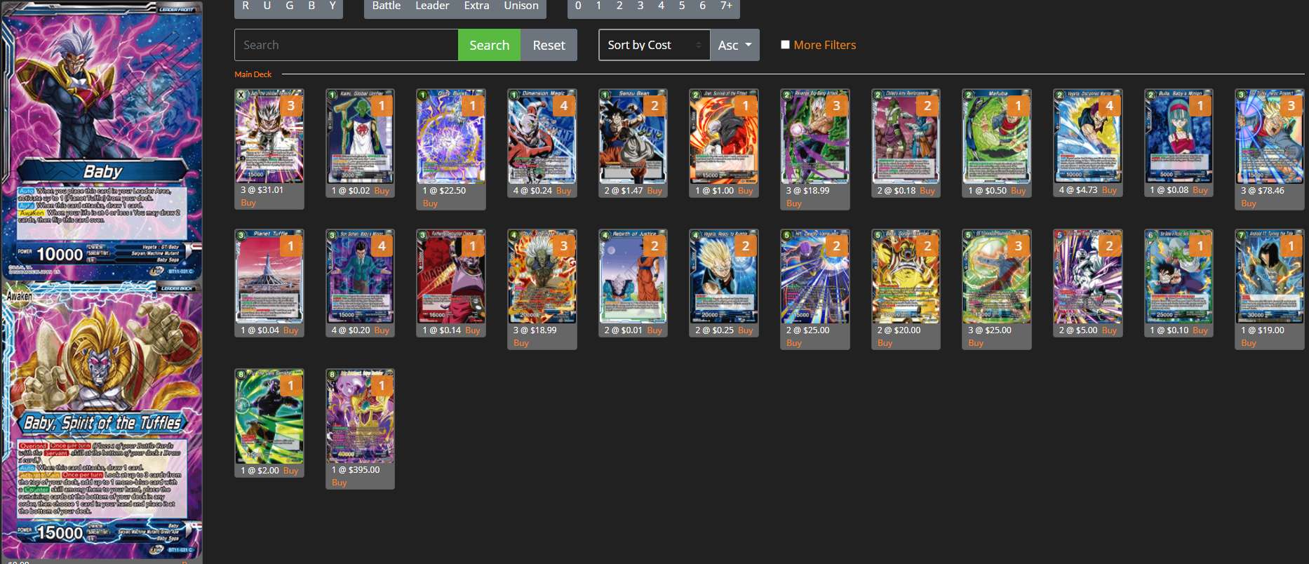 Decklist de Markus Kantarci