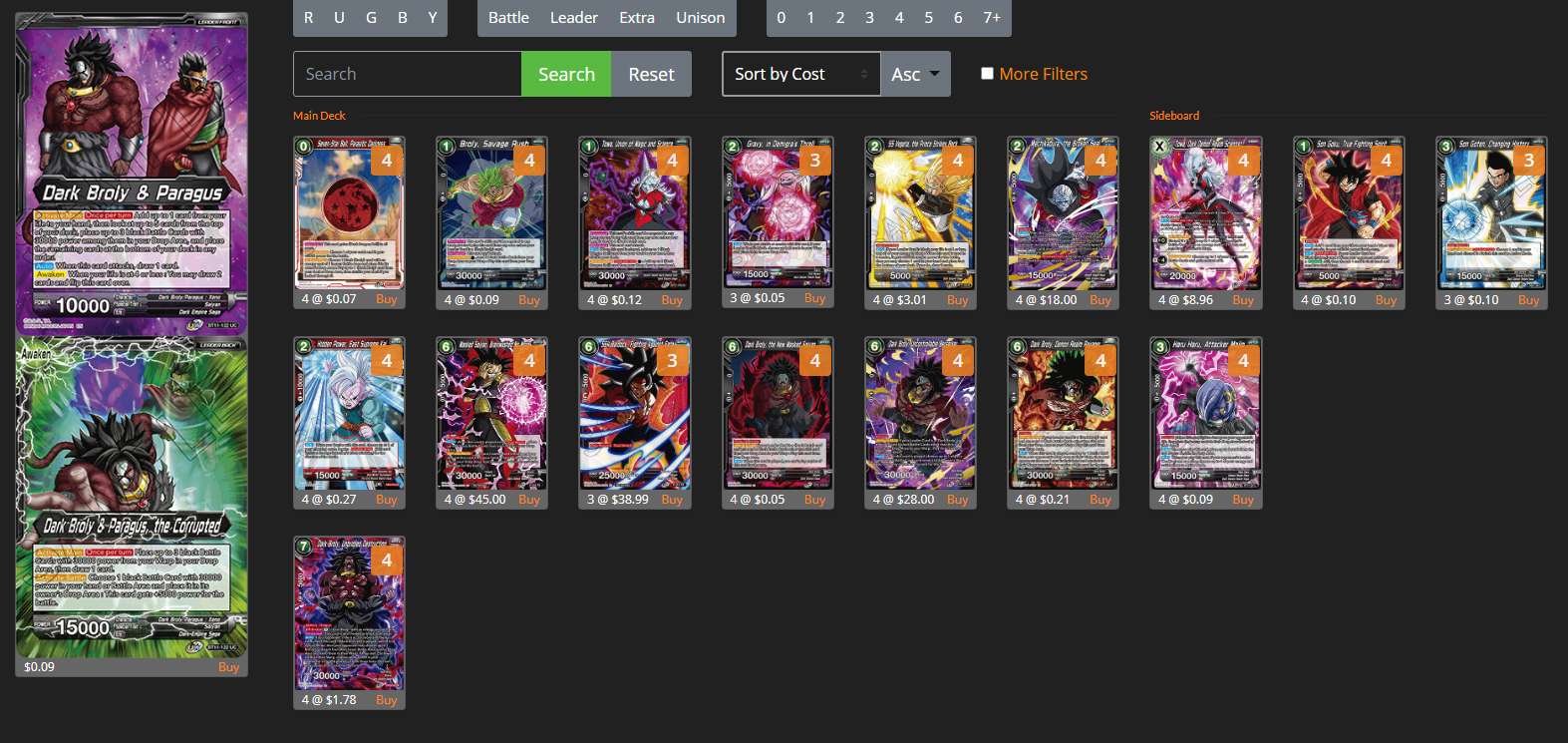 Decklist de Eddie St Hilaire