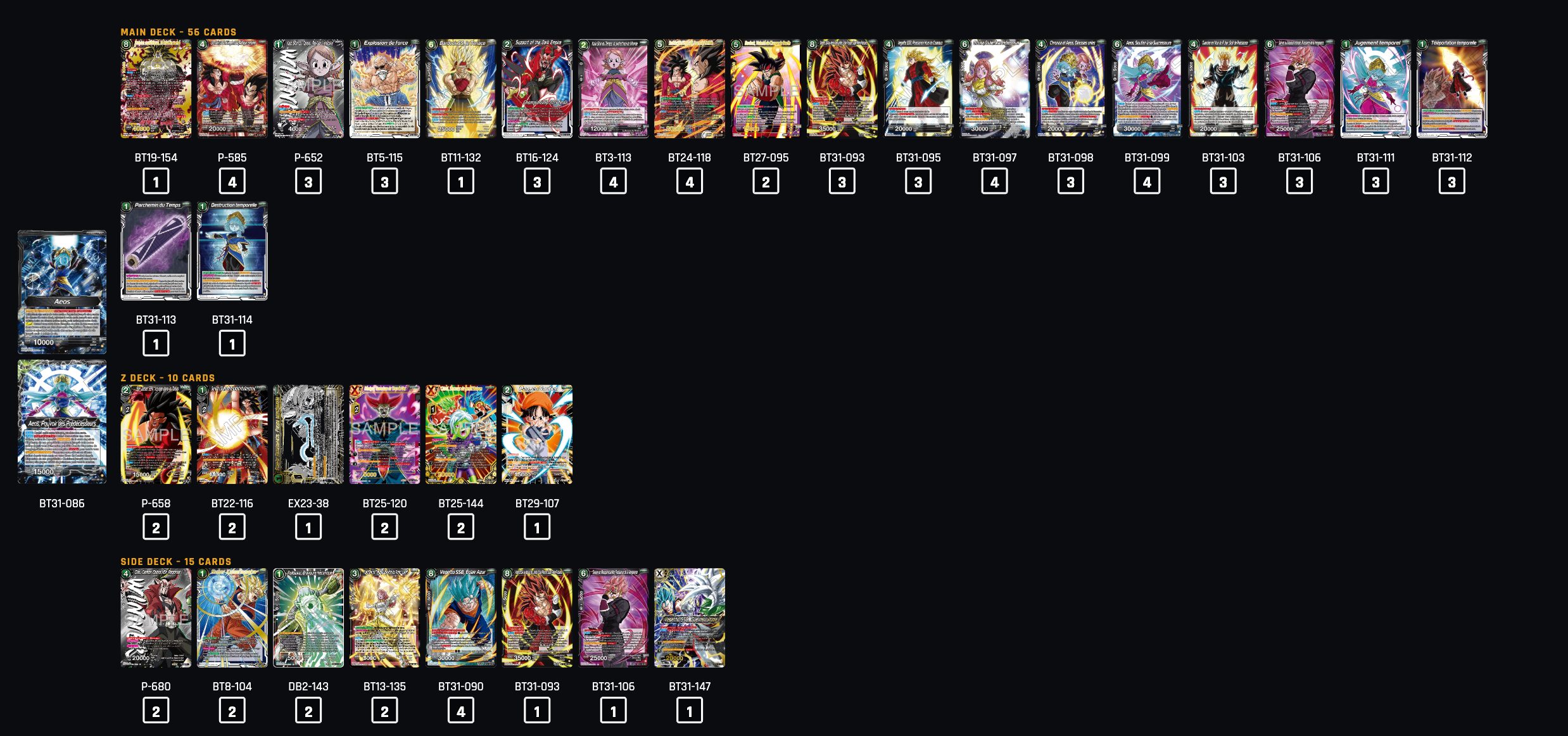 Decklist image · Danio