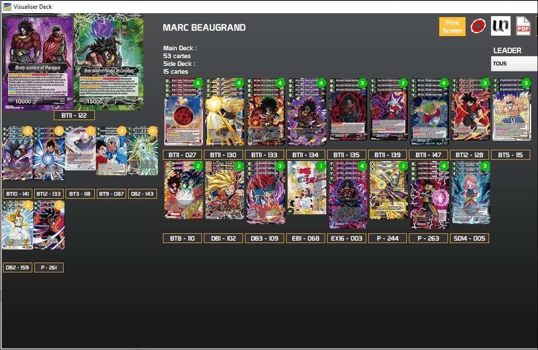 Decklist image · Marc Beaugrand