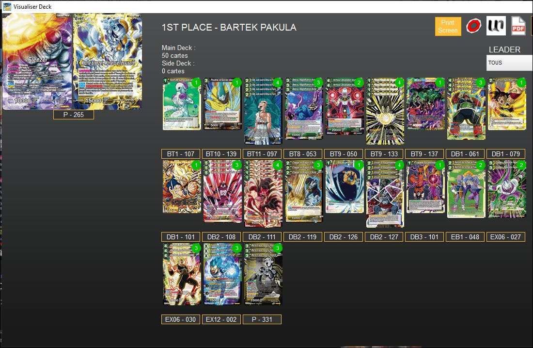 Decklist image · Bartek Pakula