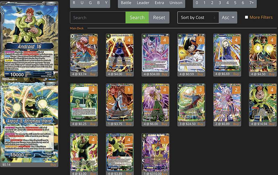 Decklist de Tommy Vi