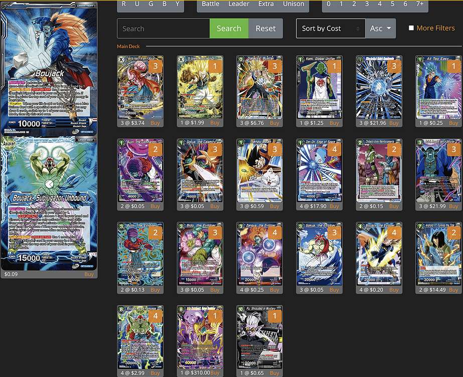 Decklist de Lee Sheehan