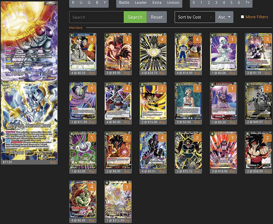 Decklist de Muqsit Khan