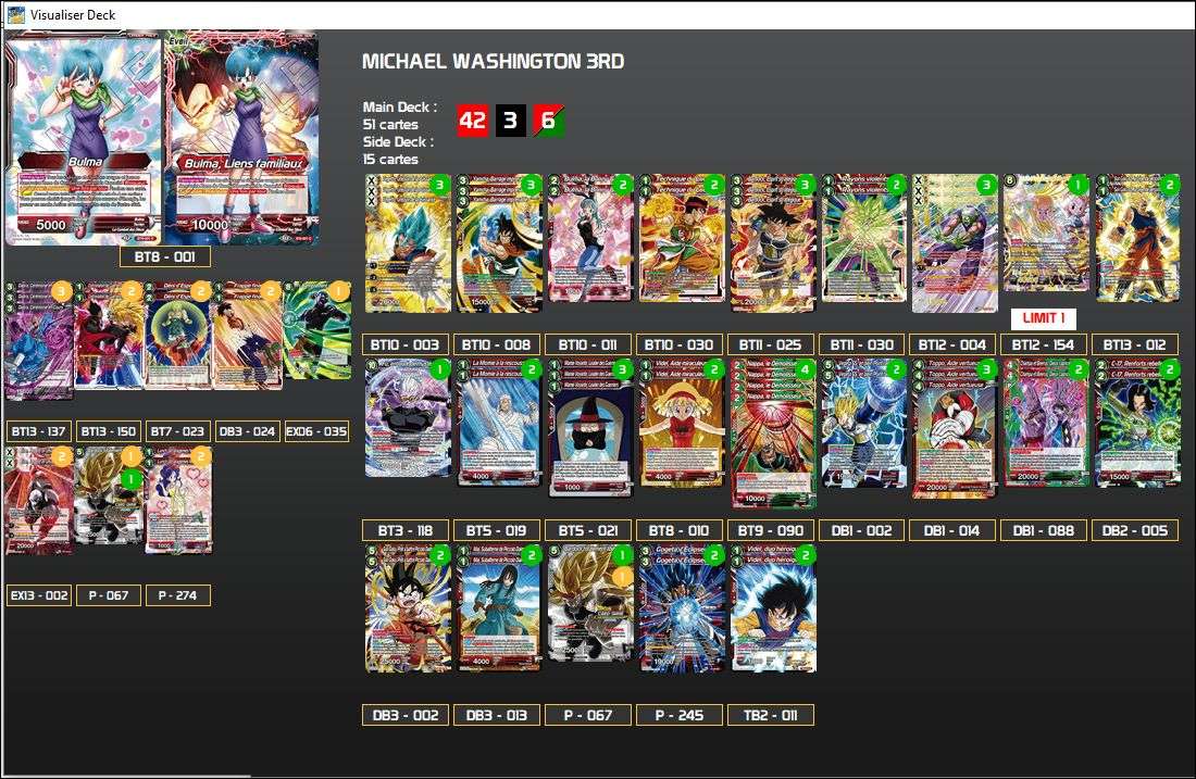 Decklist image · Michael washington