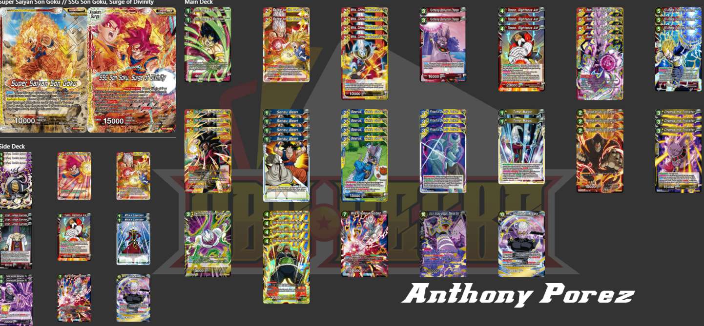 Decklist de Anthony Porez