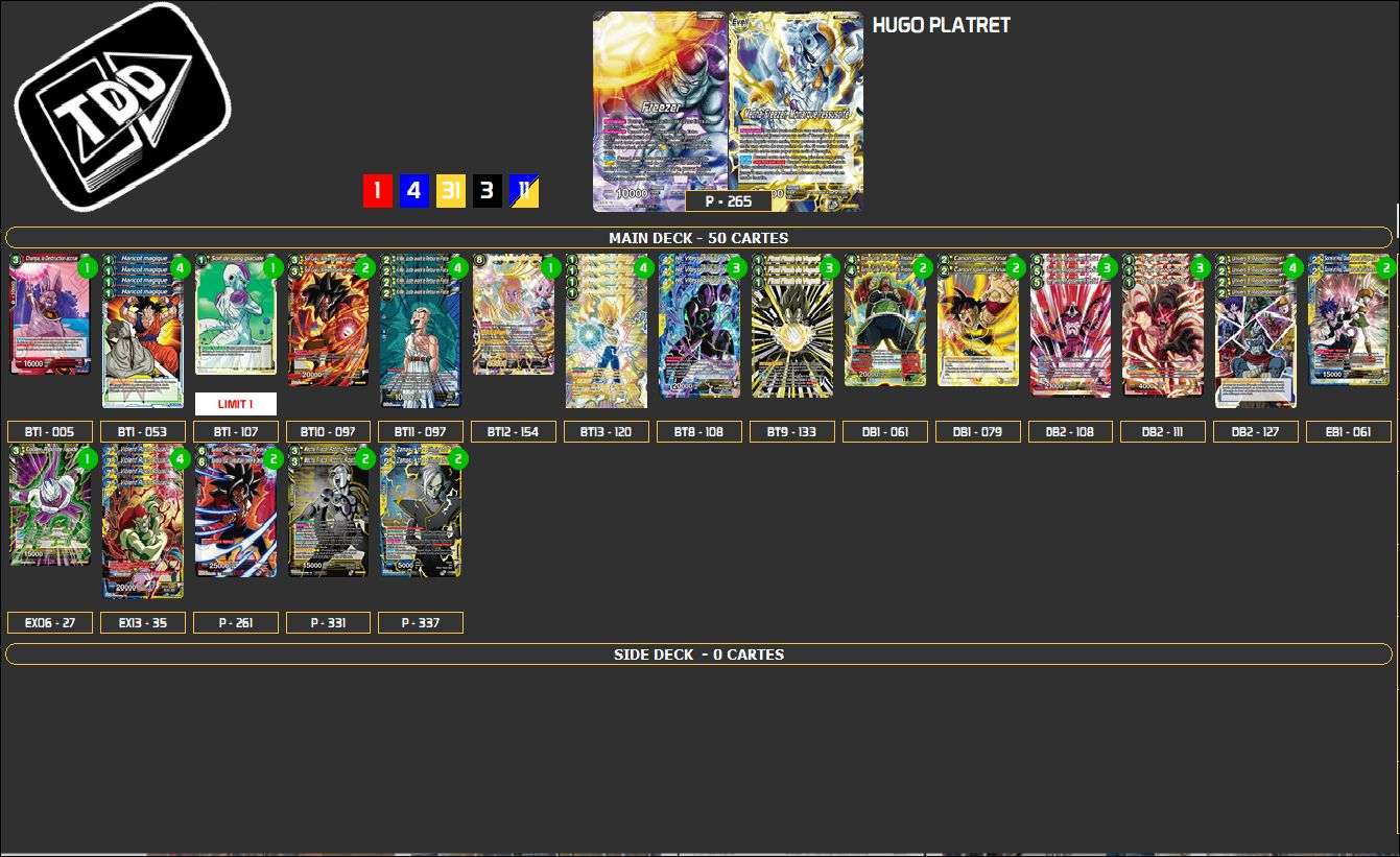 Decklist image · Hugo Platret