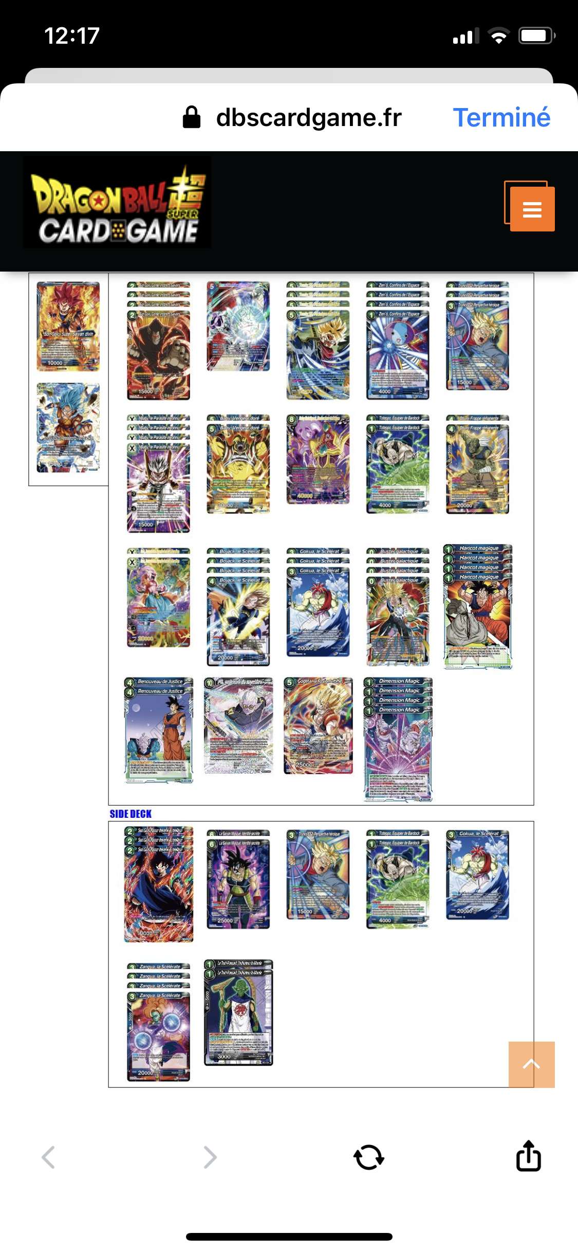 Decklist de Justin Trainel
