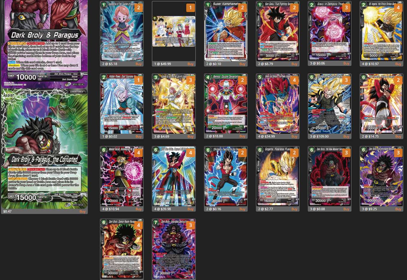 Decklist de Filipe Soares