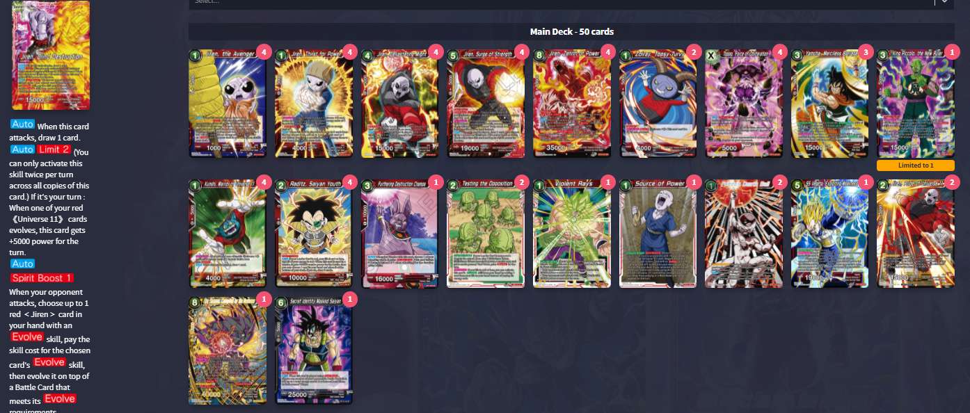 Decklist de Brian Brown