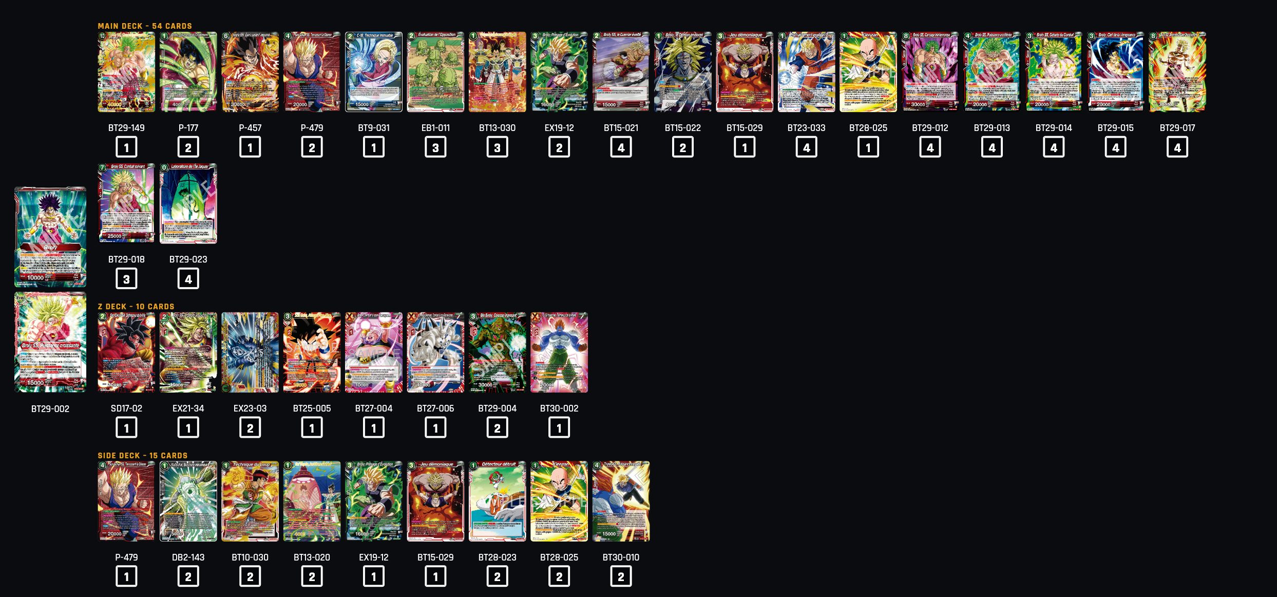 Decklist de Francesco Castaman