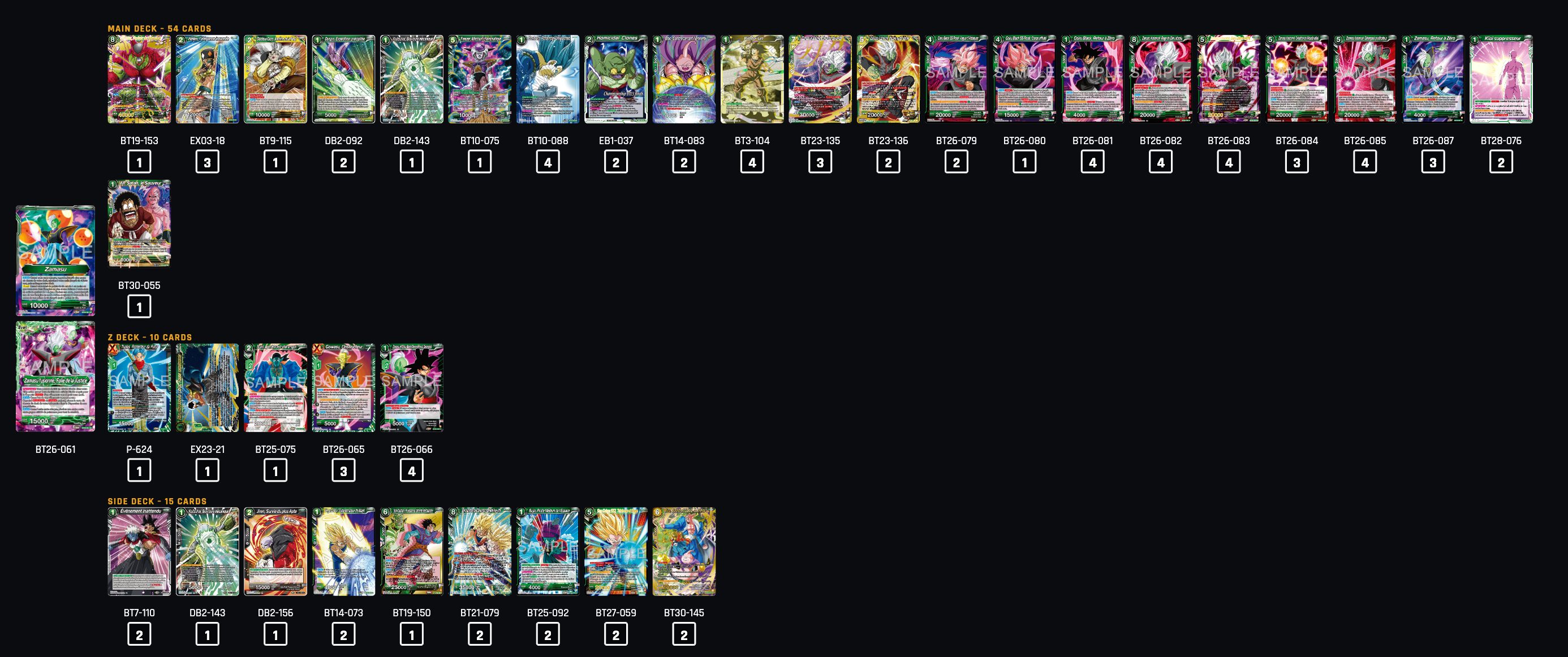 Decklist de ?
