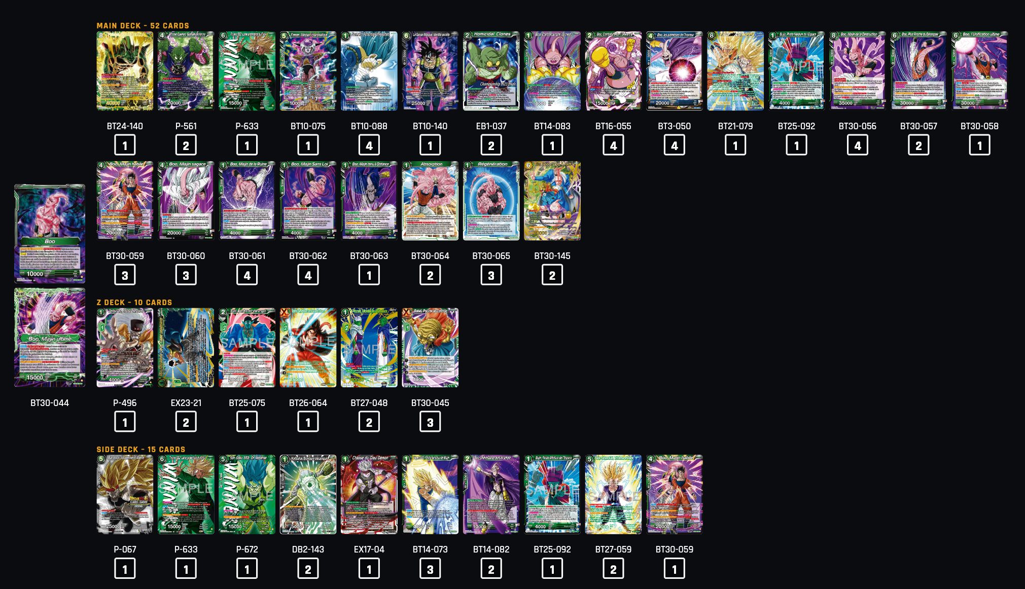 Decklist de John Argyros