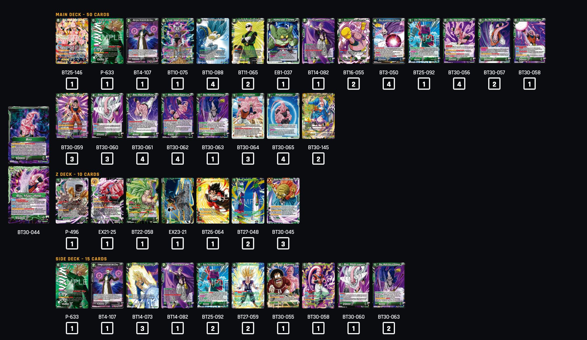 Decklist de Antonio Matamoros Gomez