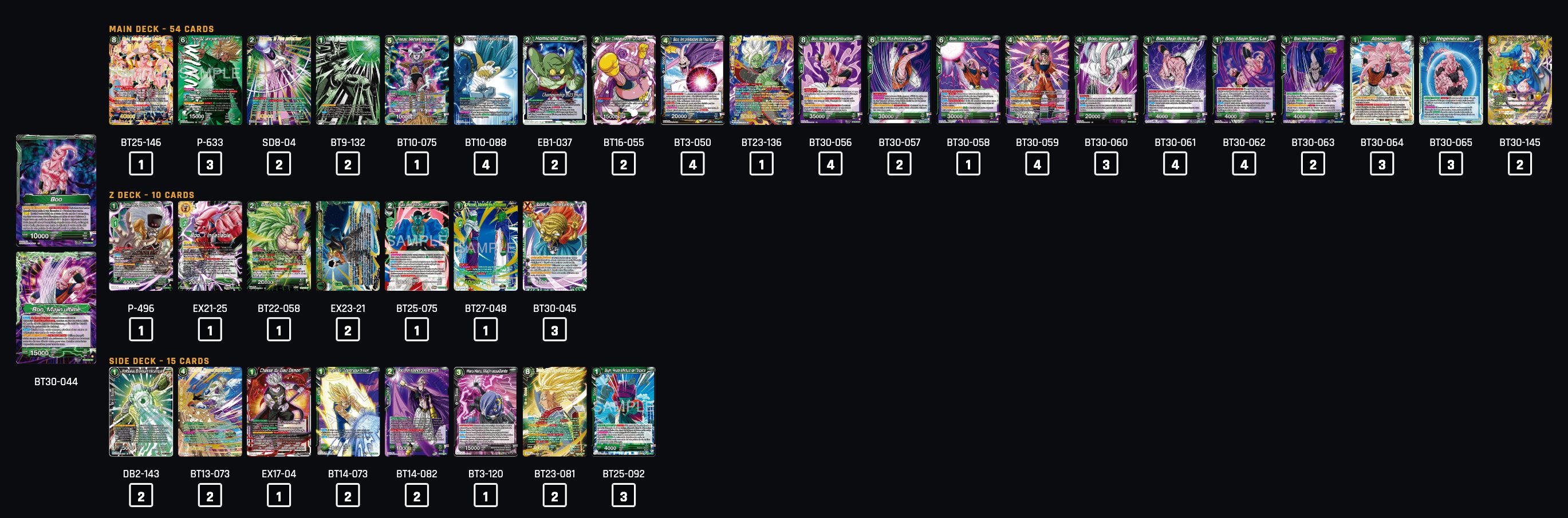 Decklist de Robert Rietze