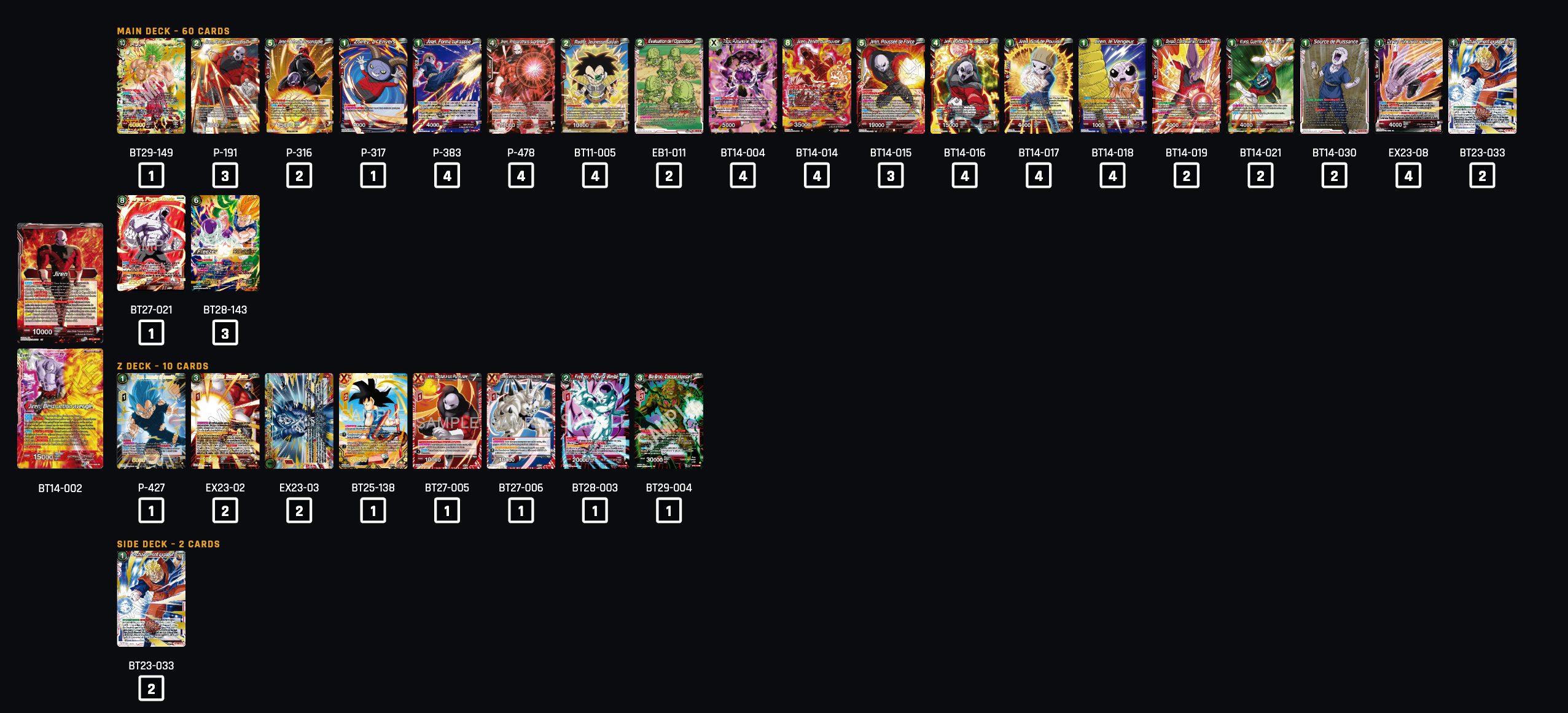 Decklist de Volital Ace
